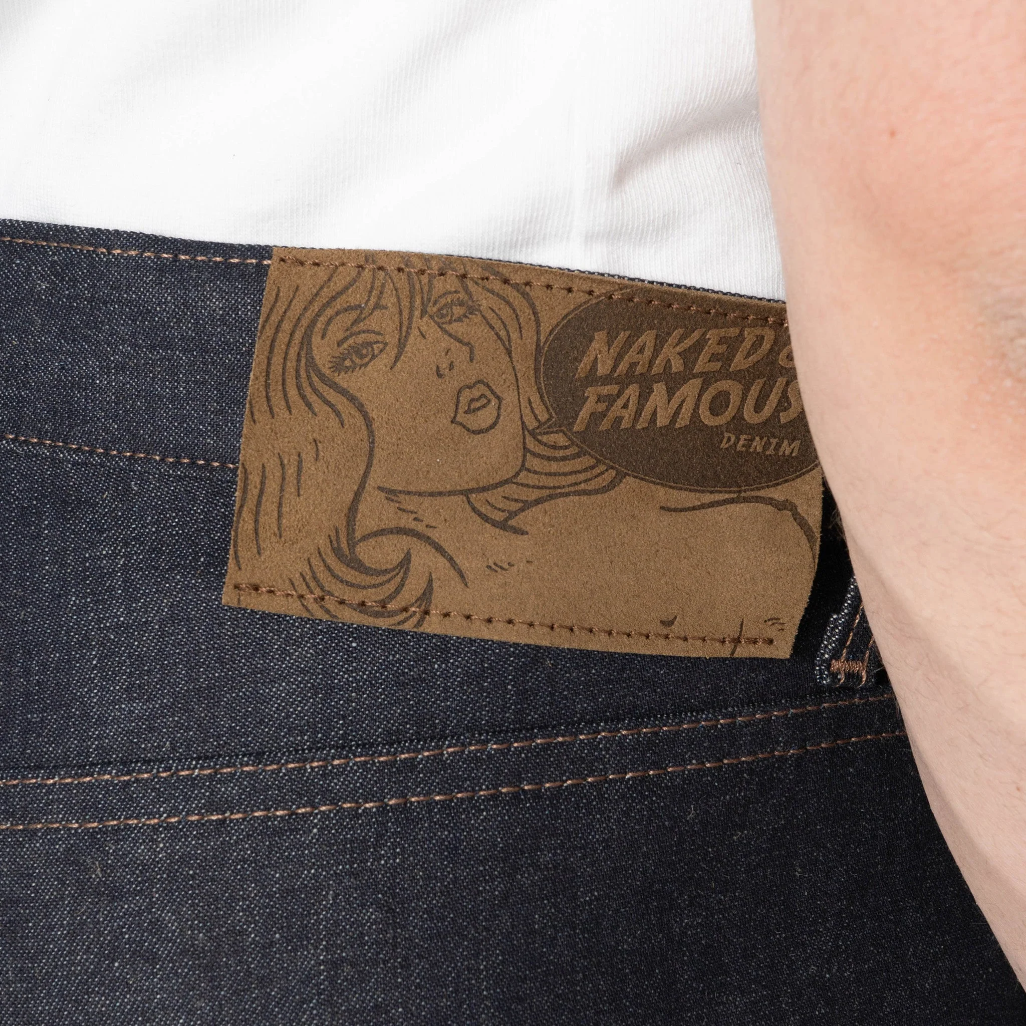 Strong  Guy -  Hemp Blend  Selvedge - Indigo - Image 6
