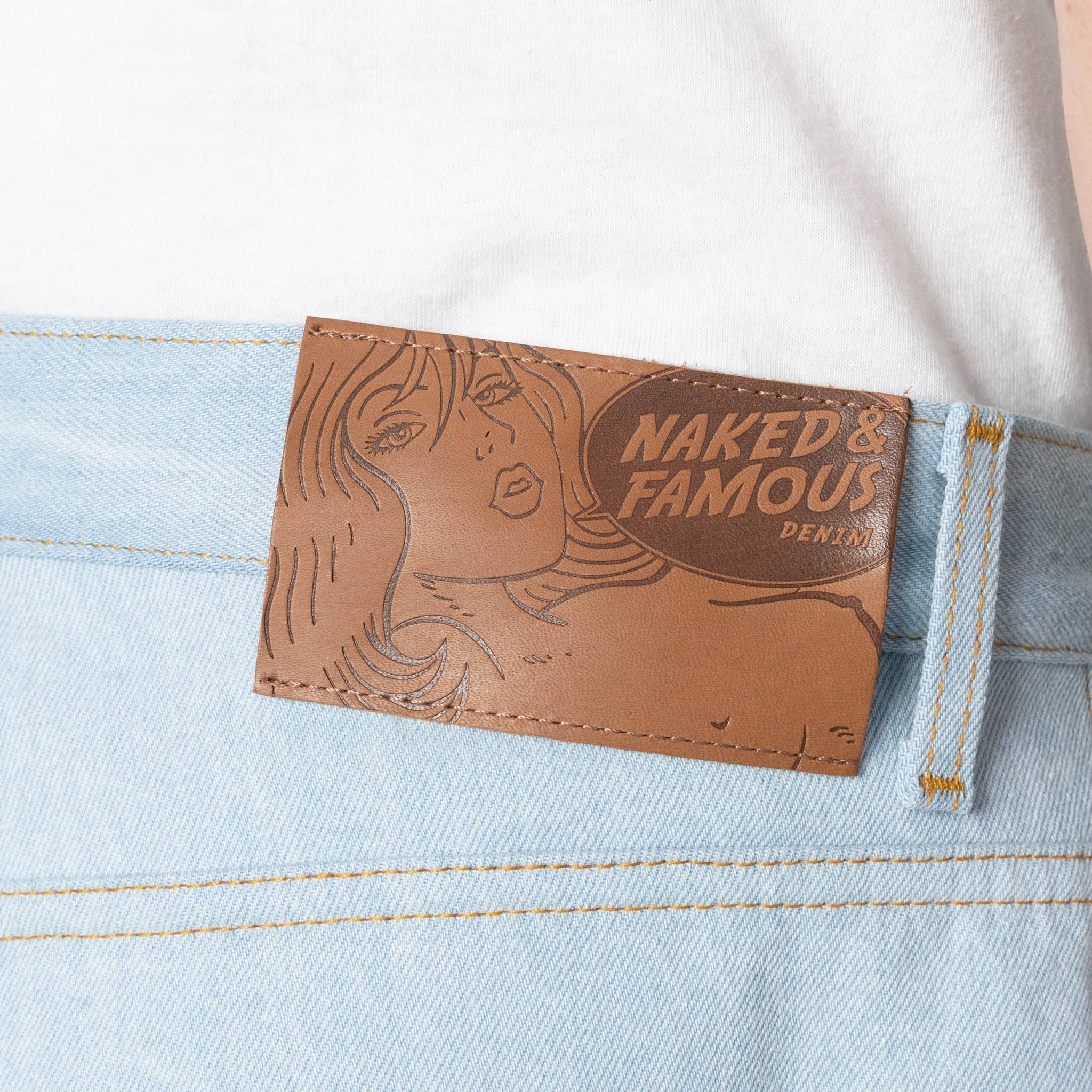 Strong Guy - Secret Agent Denim - Bleach Blue - Image 6
