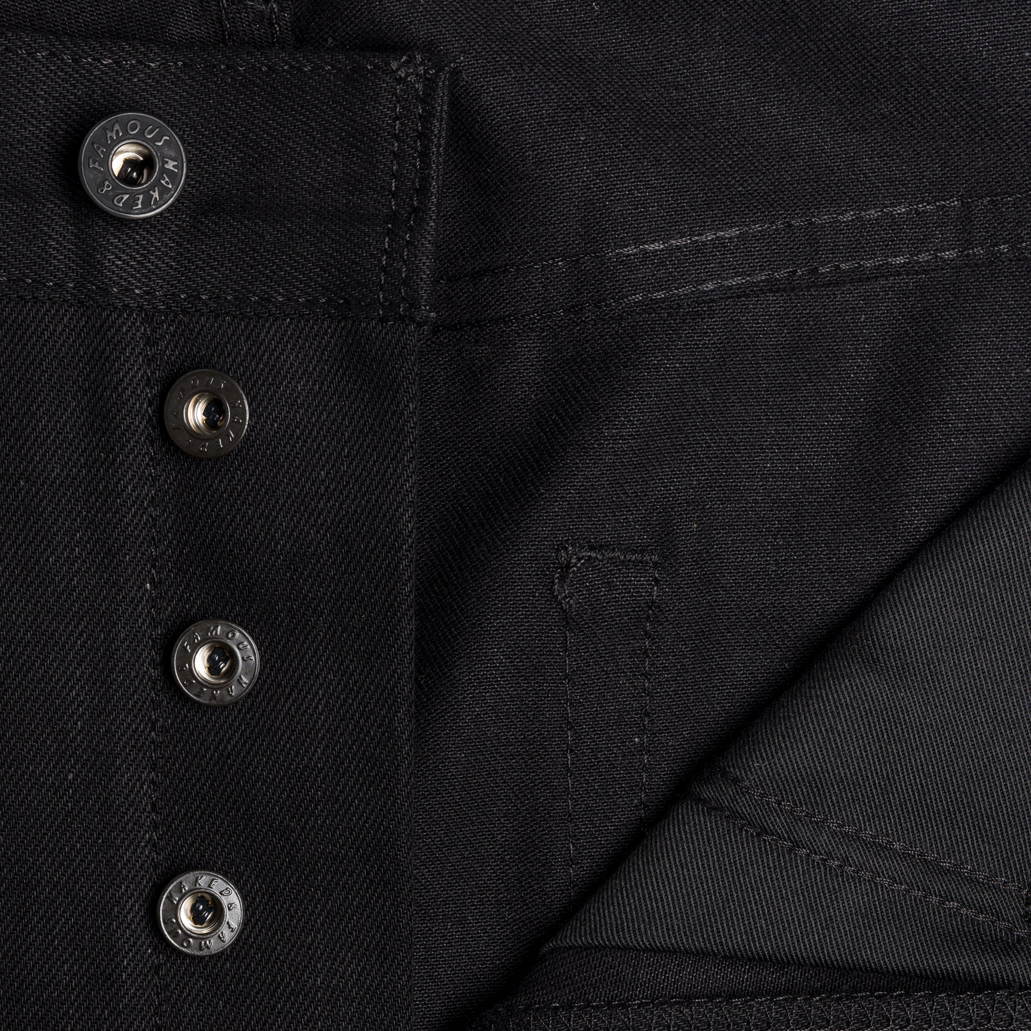 Strong Guy - Solid Black Selvedge - Image 7
