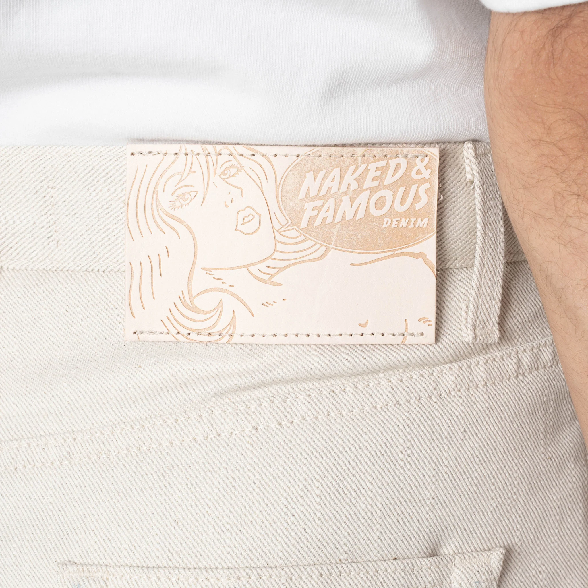 Strong Guy - Tabi Selvedge - Off White - Image 6