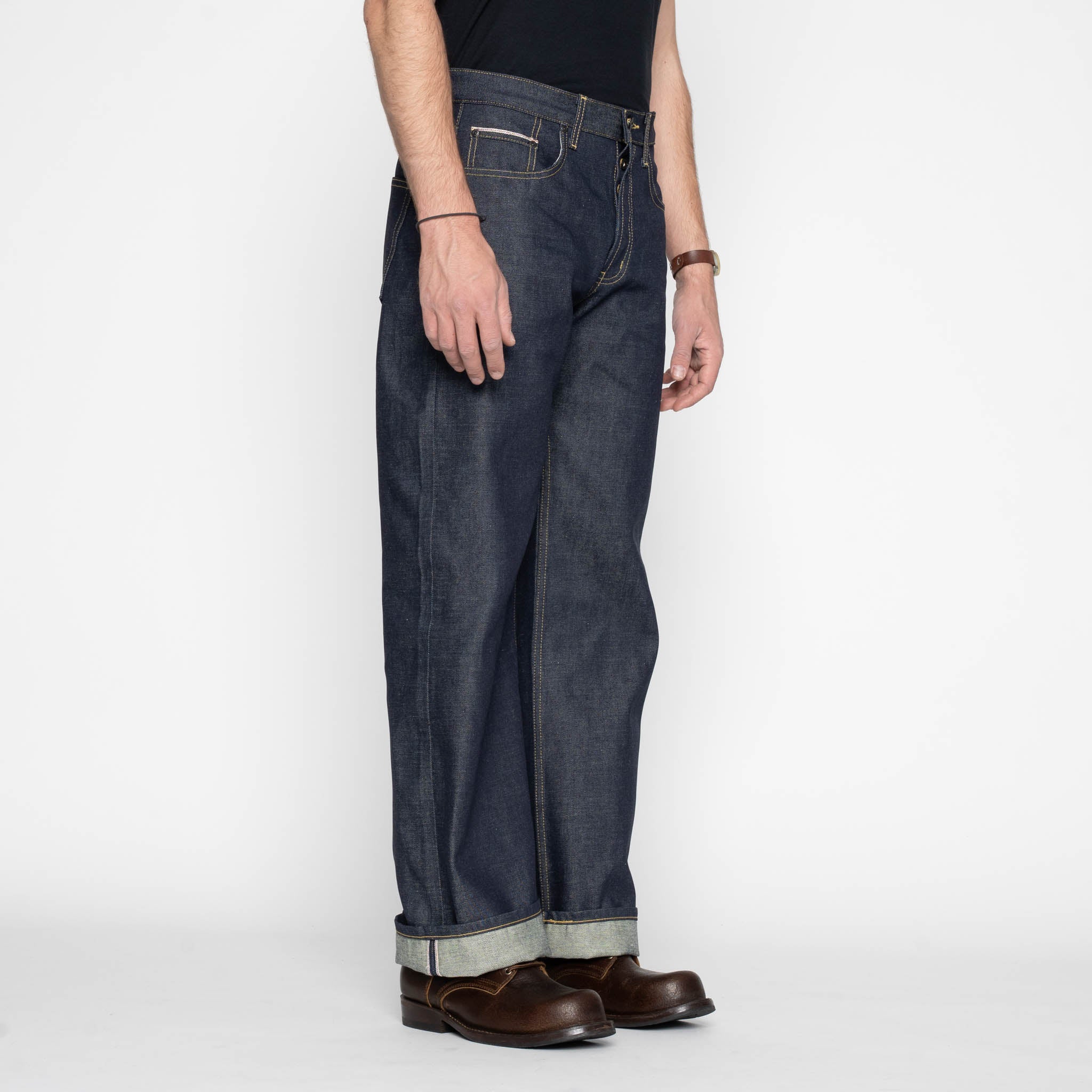 Strong Guy - Texas Chainsaw Massacre "Leatherface" Selvedge - Indigo - Image 3