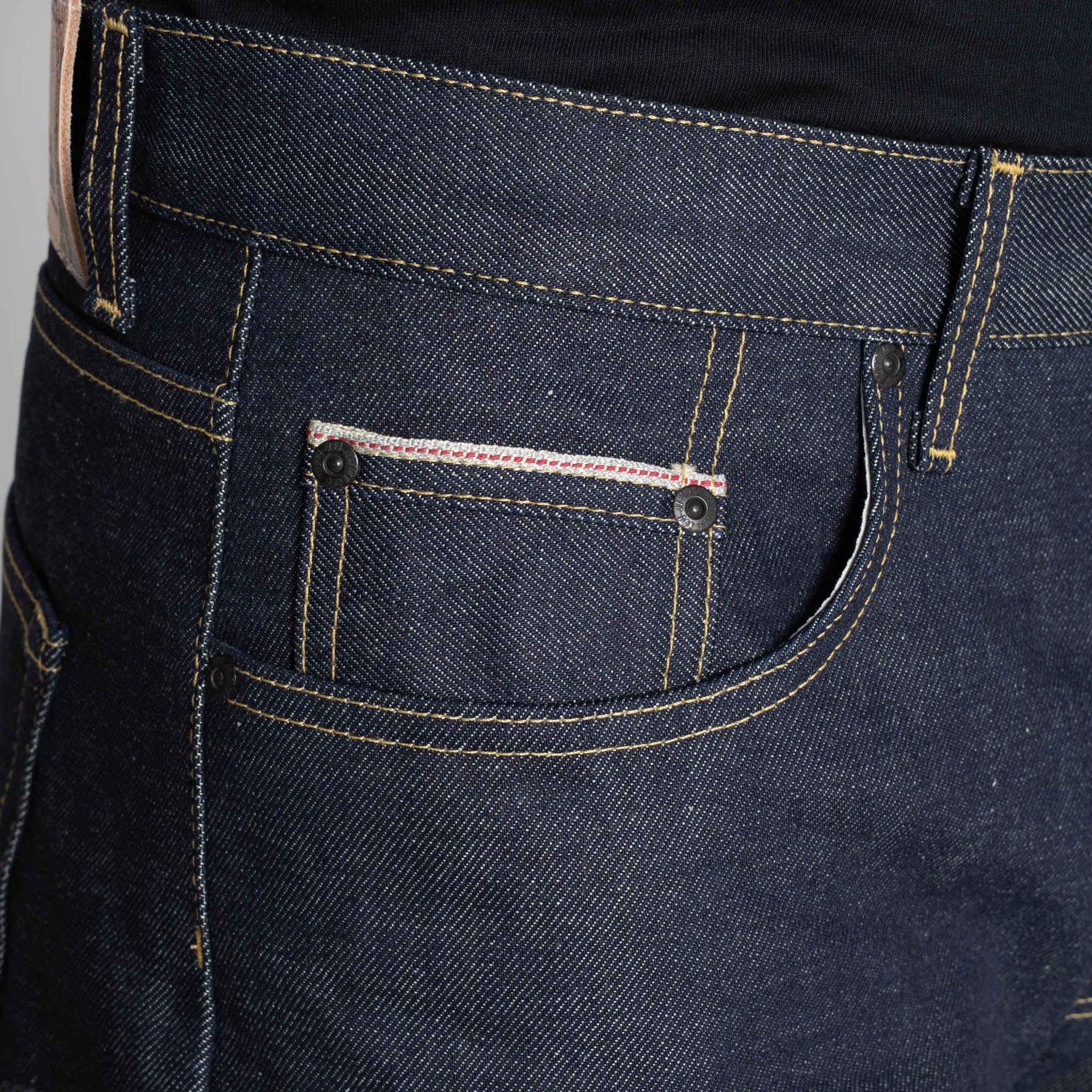 Strong Guy - Texas Chainsaw Massacre "Leatherface" Selvedge - Indigo - Image 5