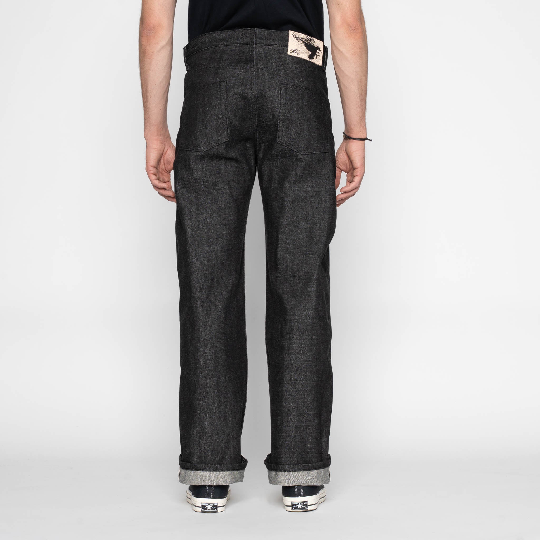 Strong Guy - Yatagarasu Selvedge - Black - Image 4