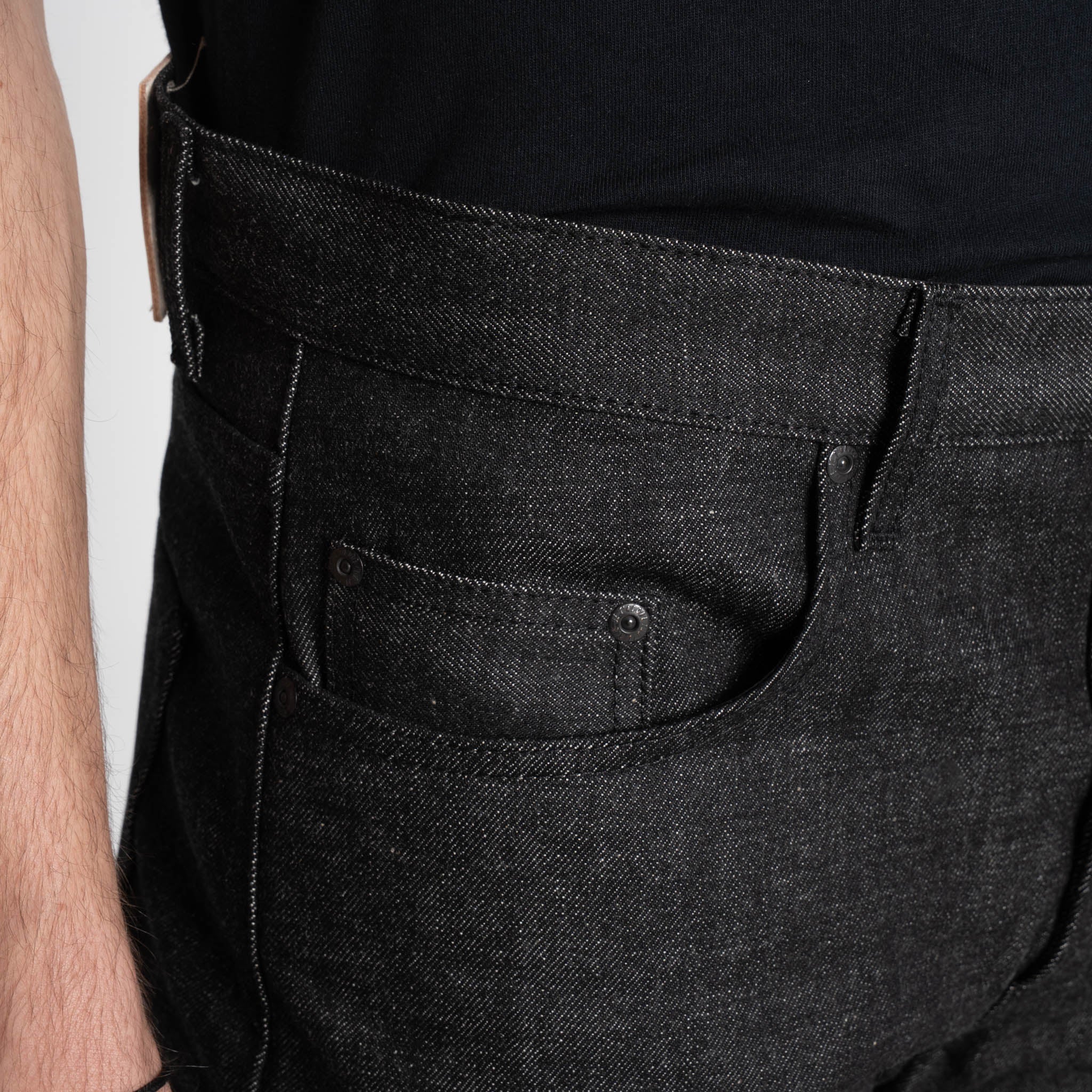 Strong Guy - Yatagarasu Selvedge - Black - Image 5