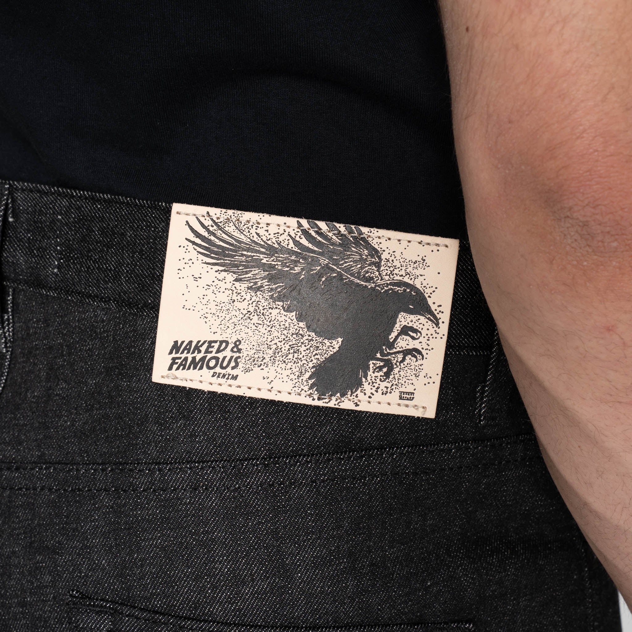 Strong Guy - Yatagarasu Selvedge - Black - Image 6