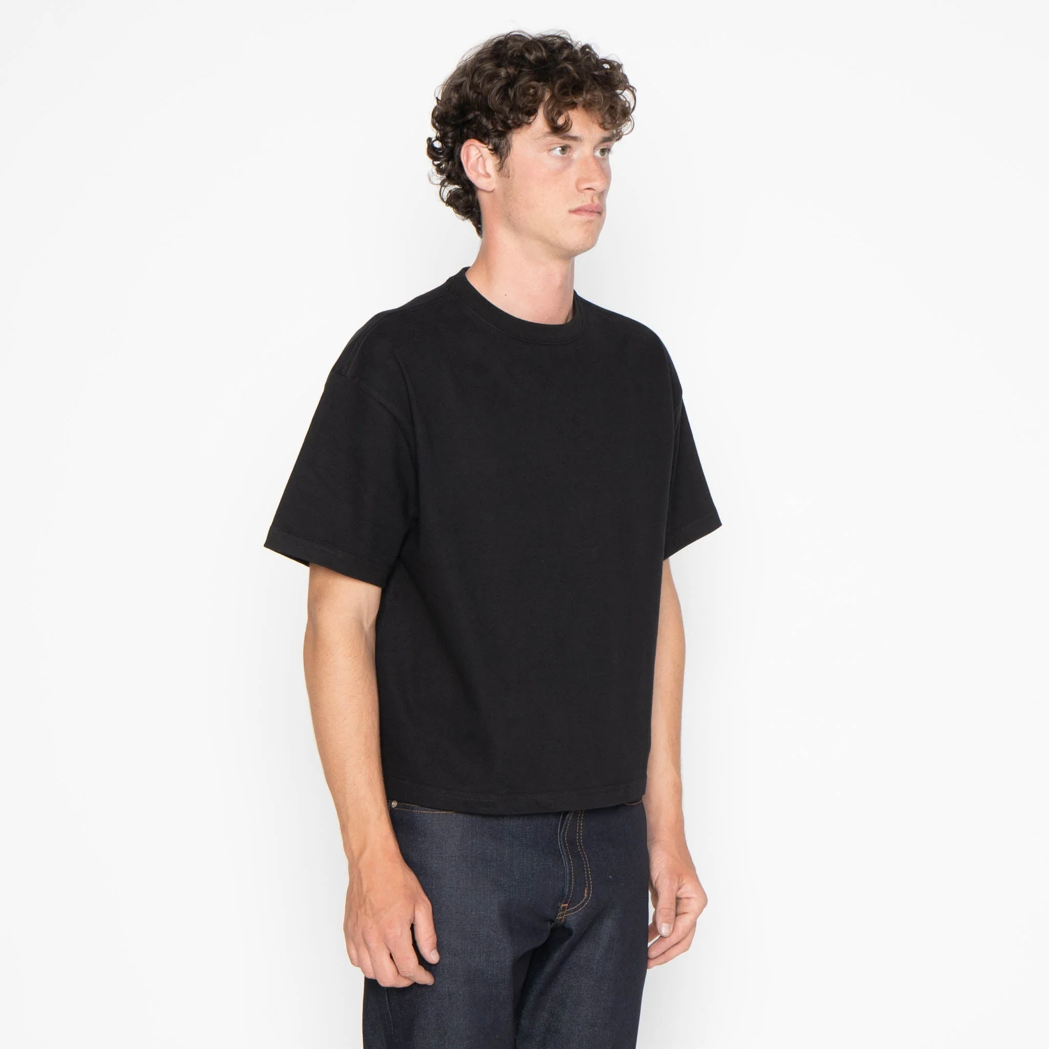 Strong Tee - Heavyweight 11oz. Jersey - Black - Image 3