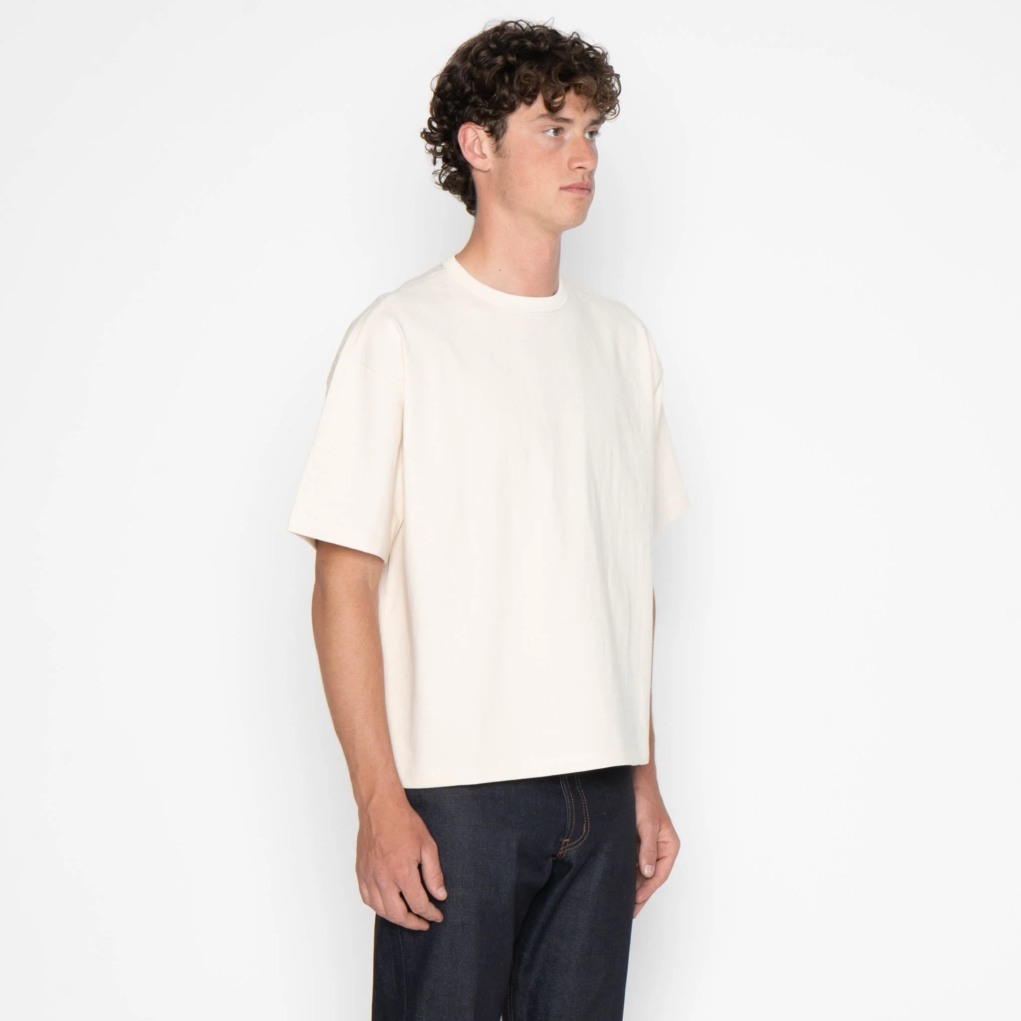 Strong Tee - Heavyweight 11oz. Jersey - Natural - Image 3