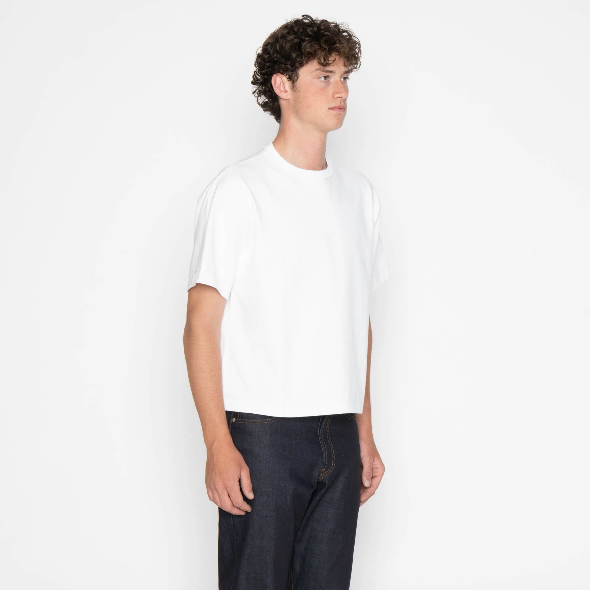Strong Tee - Heavyweight 11oz. Jersey - White - Image 3