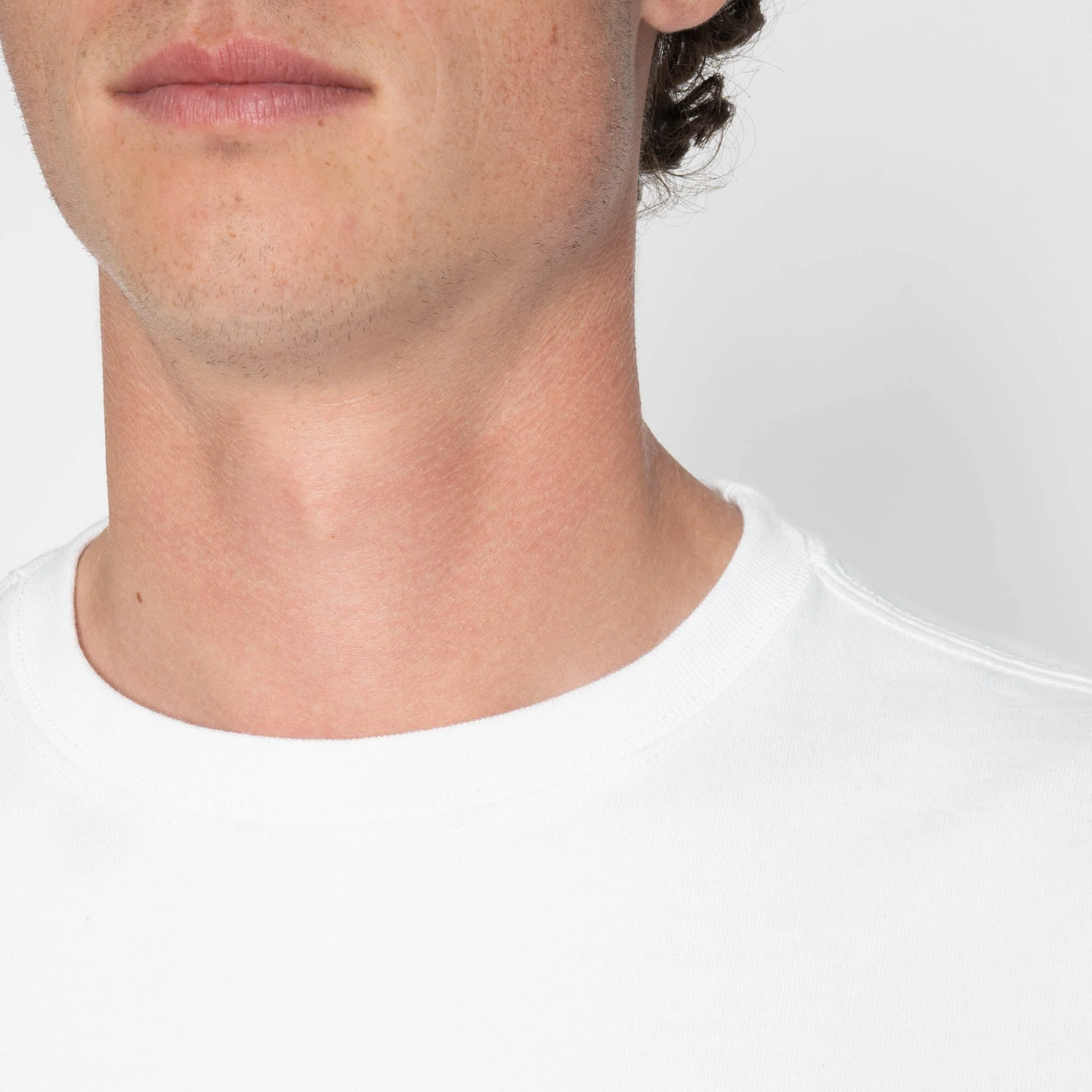 Strong Tee - Heavyweight 11oz. Jersey - White - Image 5