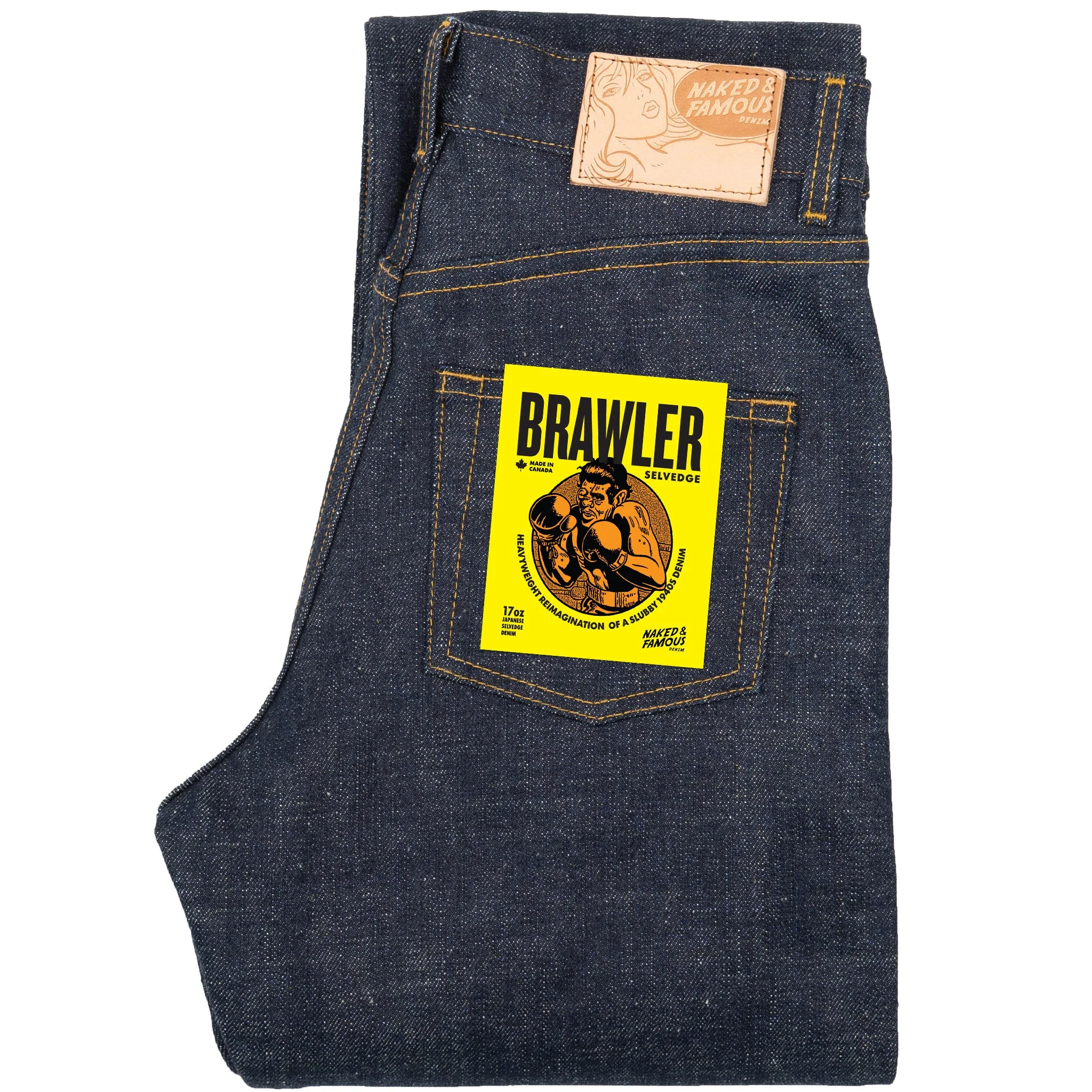 Super Girl - Brawler Selvedge - Indigo