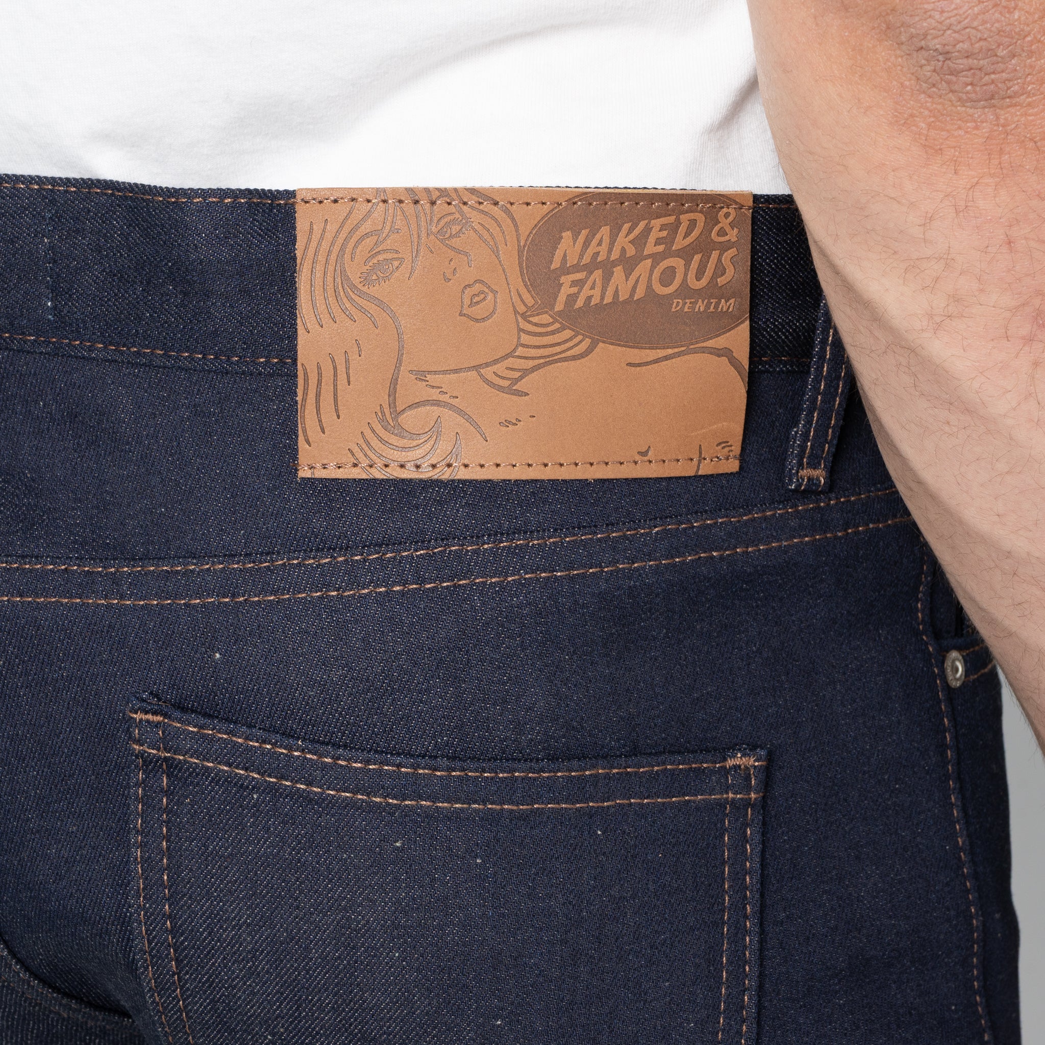 Super Guy - Coffee Dye Selvedge - Indigo - Image 6