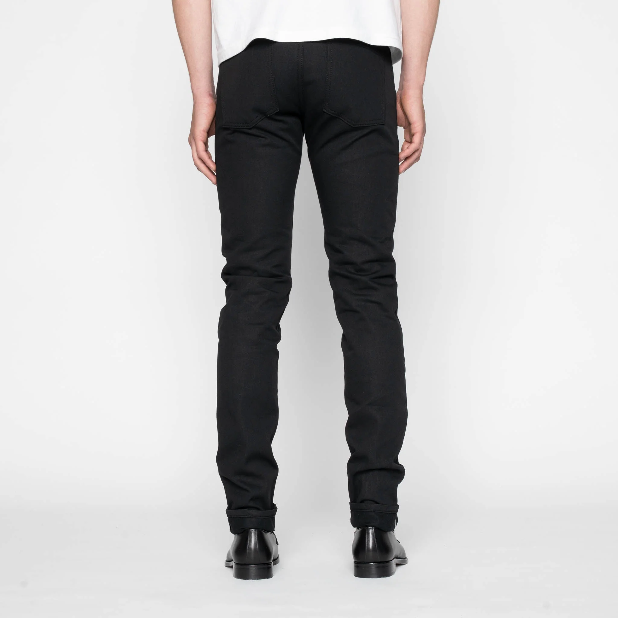 Super Guy -  Selvedge Slacks Black - Image 4