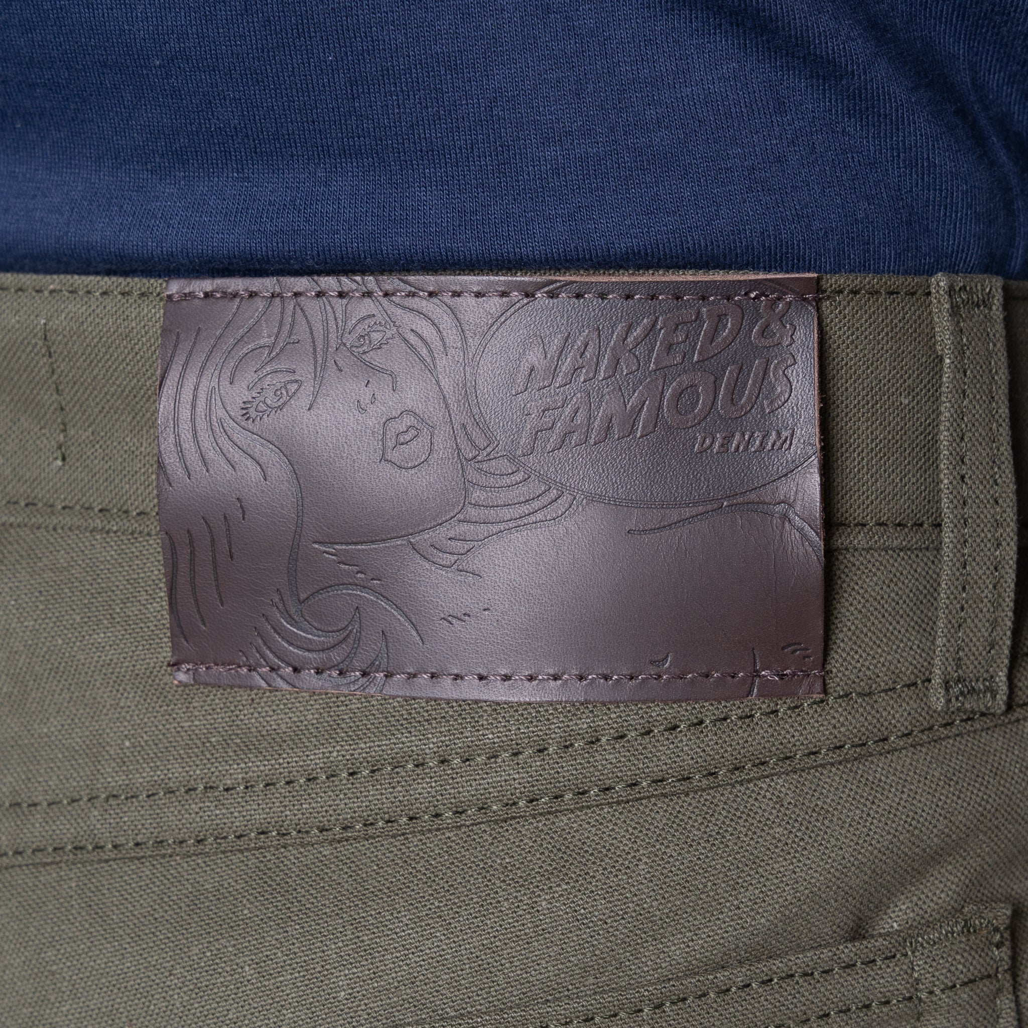 True Guy - Army Green Duck Selvedge - Image 5