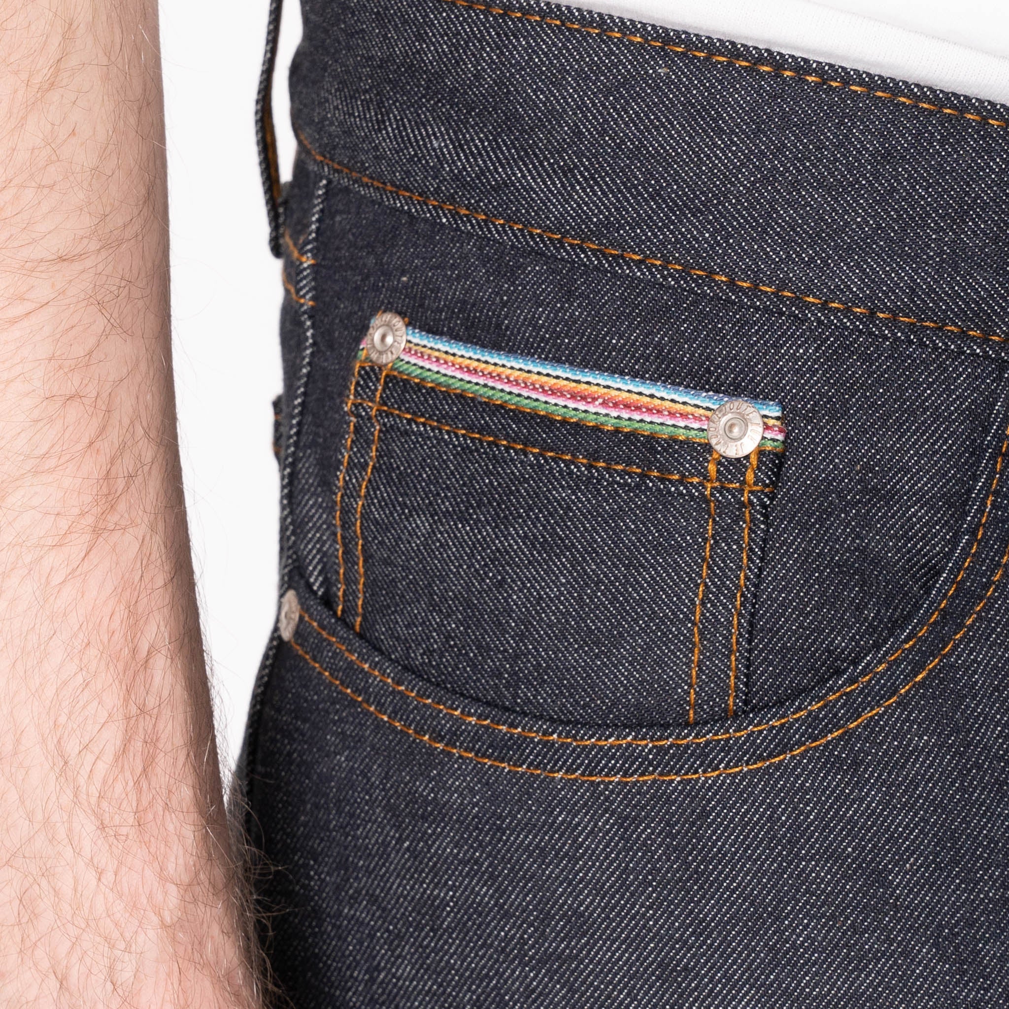 True Guy - Dia De Los Muertos Selvedge - Indigo - Image 4