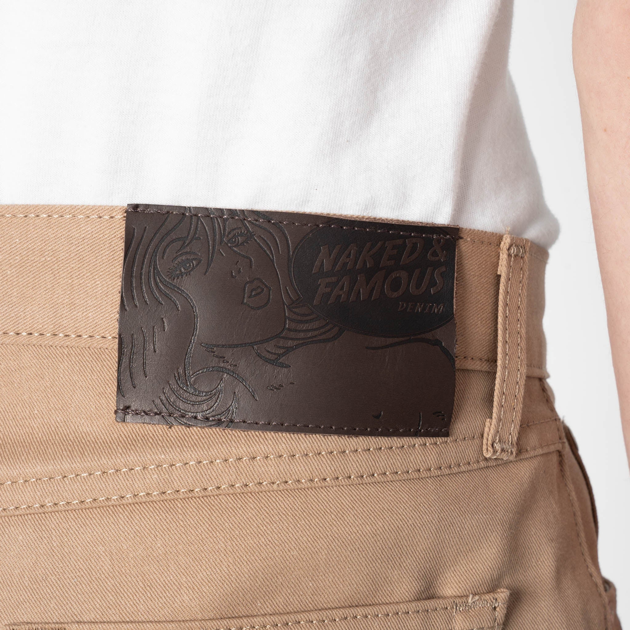 True Guy - Selvedge Slacks Beige - Image 6