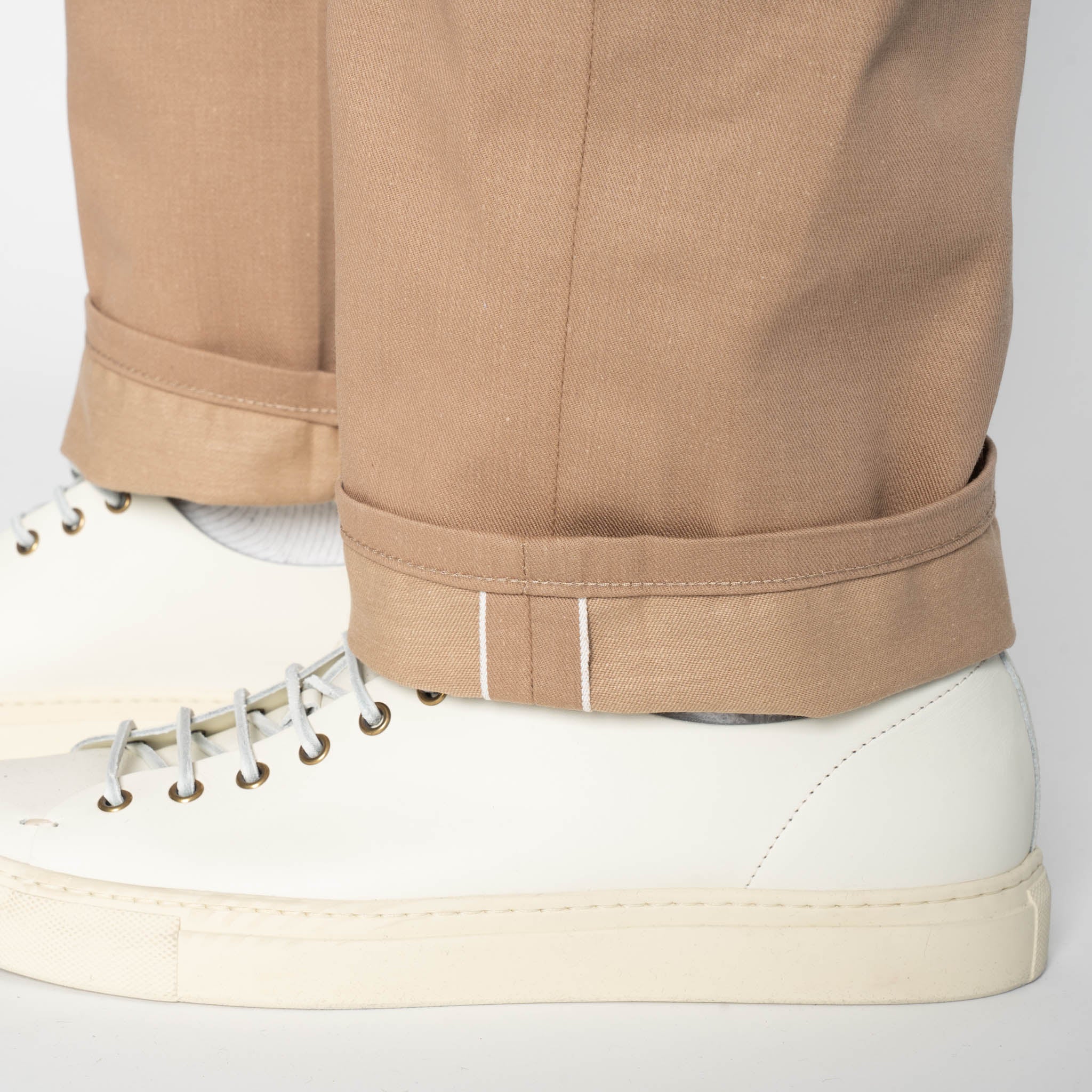 True Guy - Selvedge Slacks Beige - Image 7