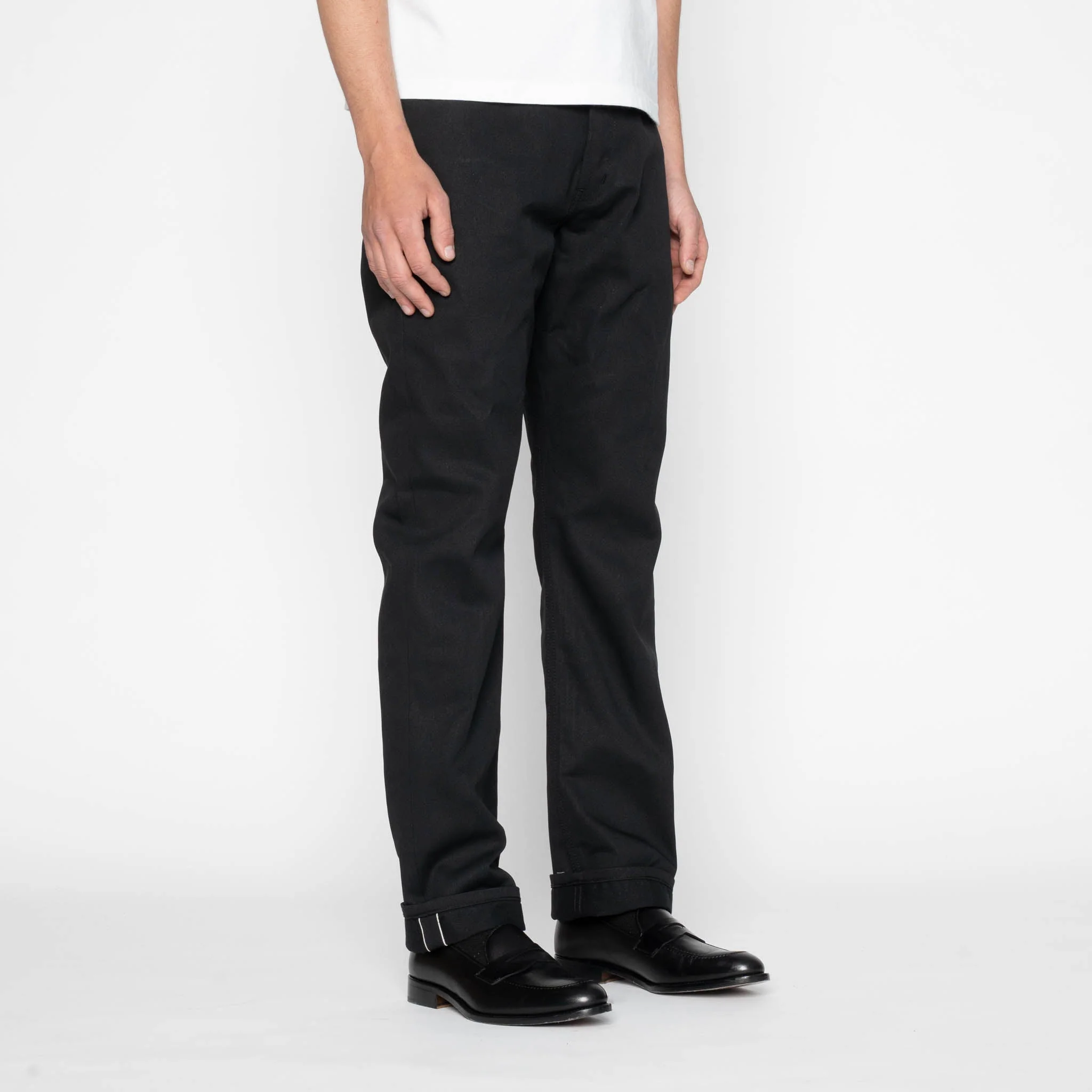 True Guy -  Selvedge Slacks Black - Image 3