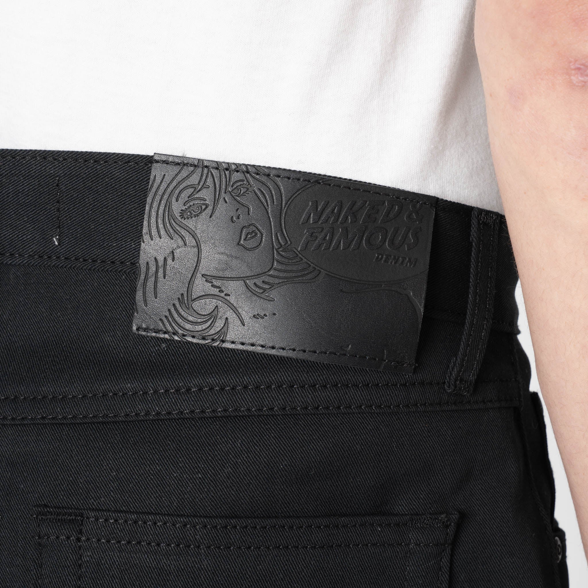 True Guy -  Selvedge Slacks Black - Image 6