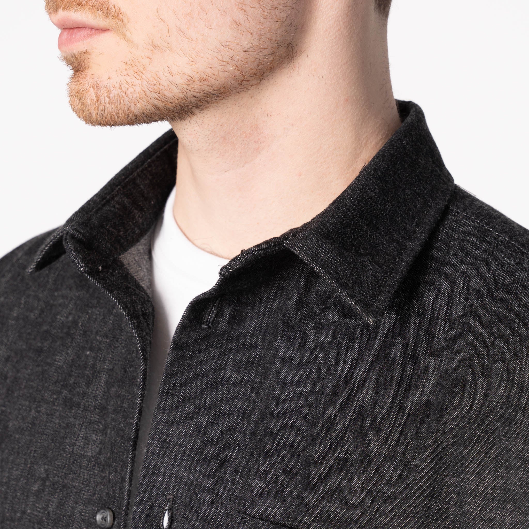 True Shirt - Black Lightweight Denim - Black - Image 4