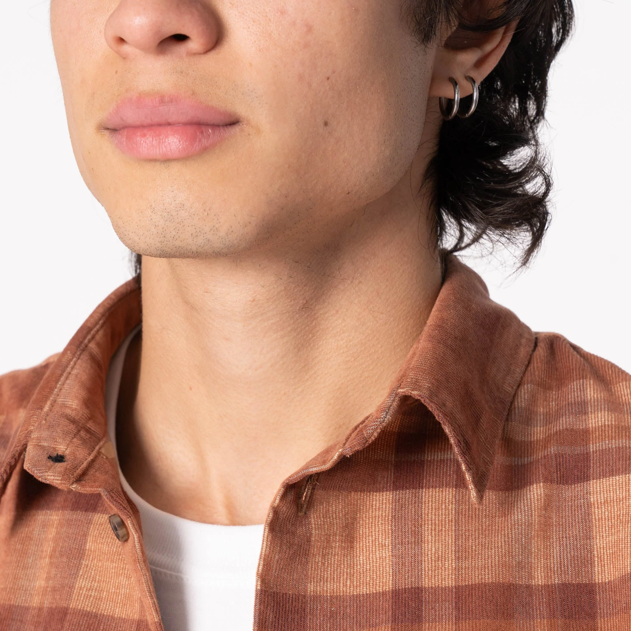 True Shirt - Corduroy Shirting (21W) - Brown / Beige - Image 4