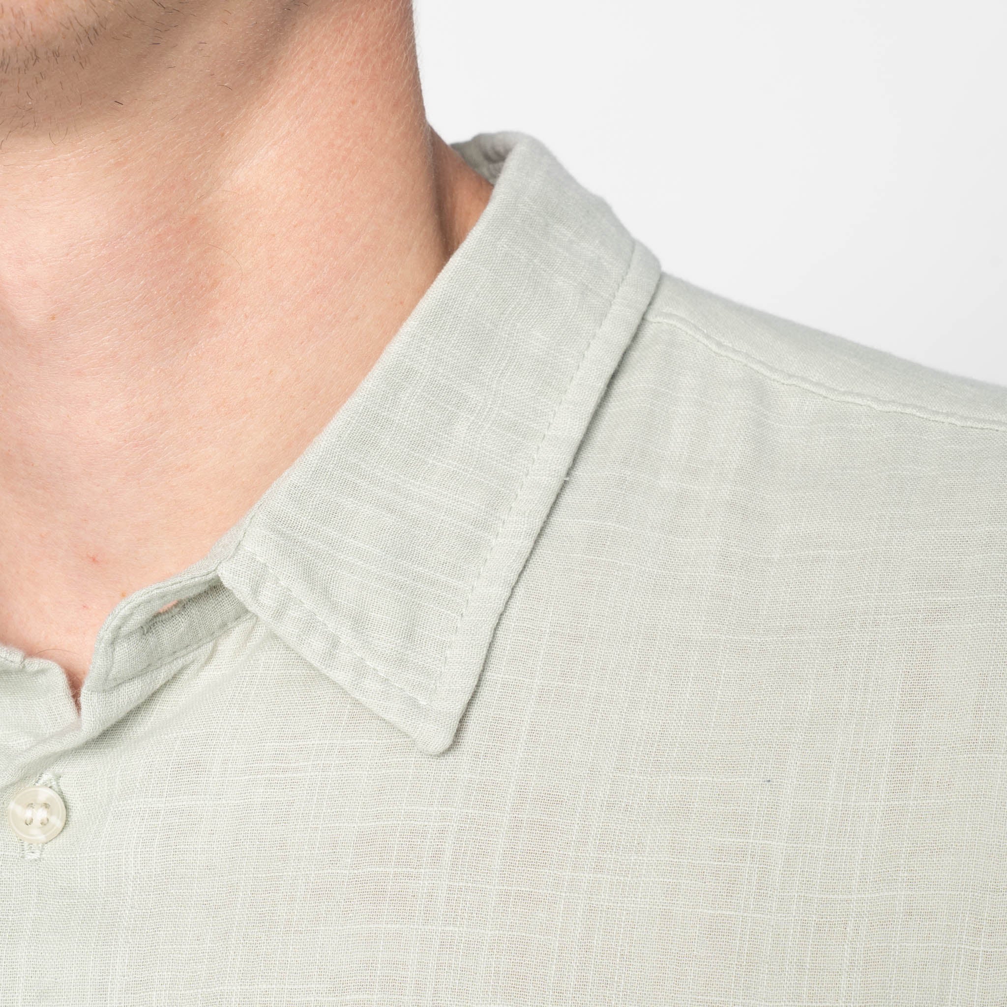 True Shirt - Double Weave Slub Gauze - Mint - Image 6