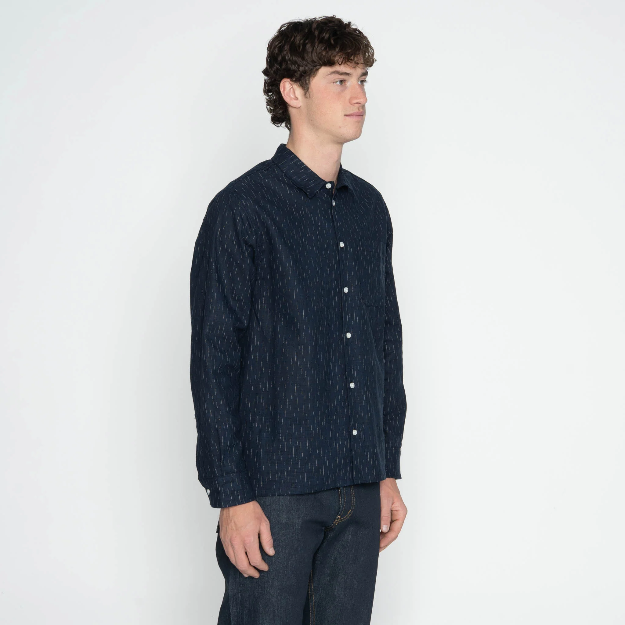 True Shirt - Kimono Rain - Indigo - Image 3