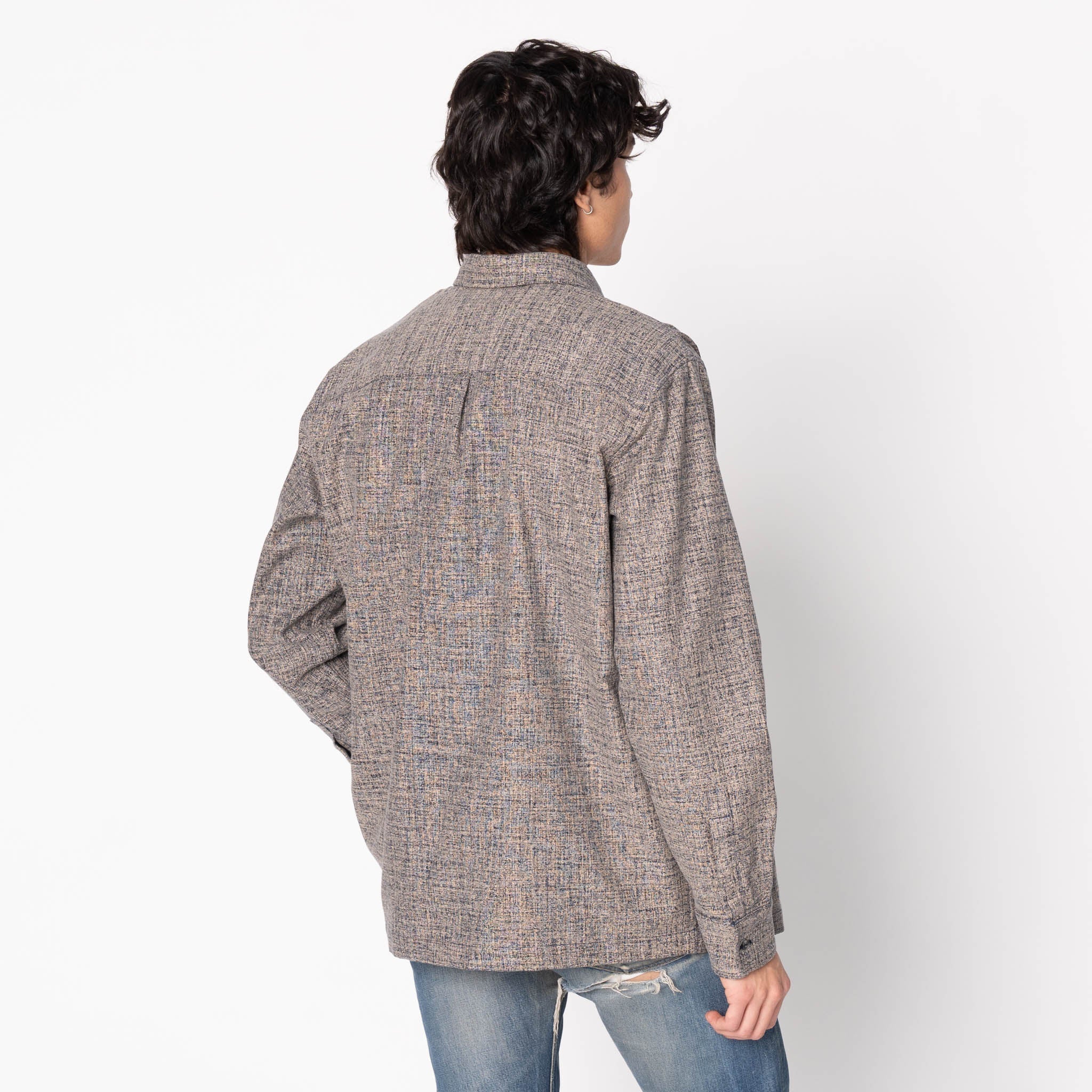 True Shirt - Kimono Scramble - Indigo - Image 3