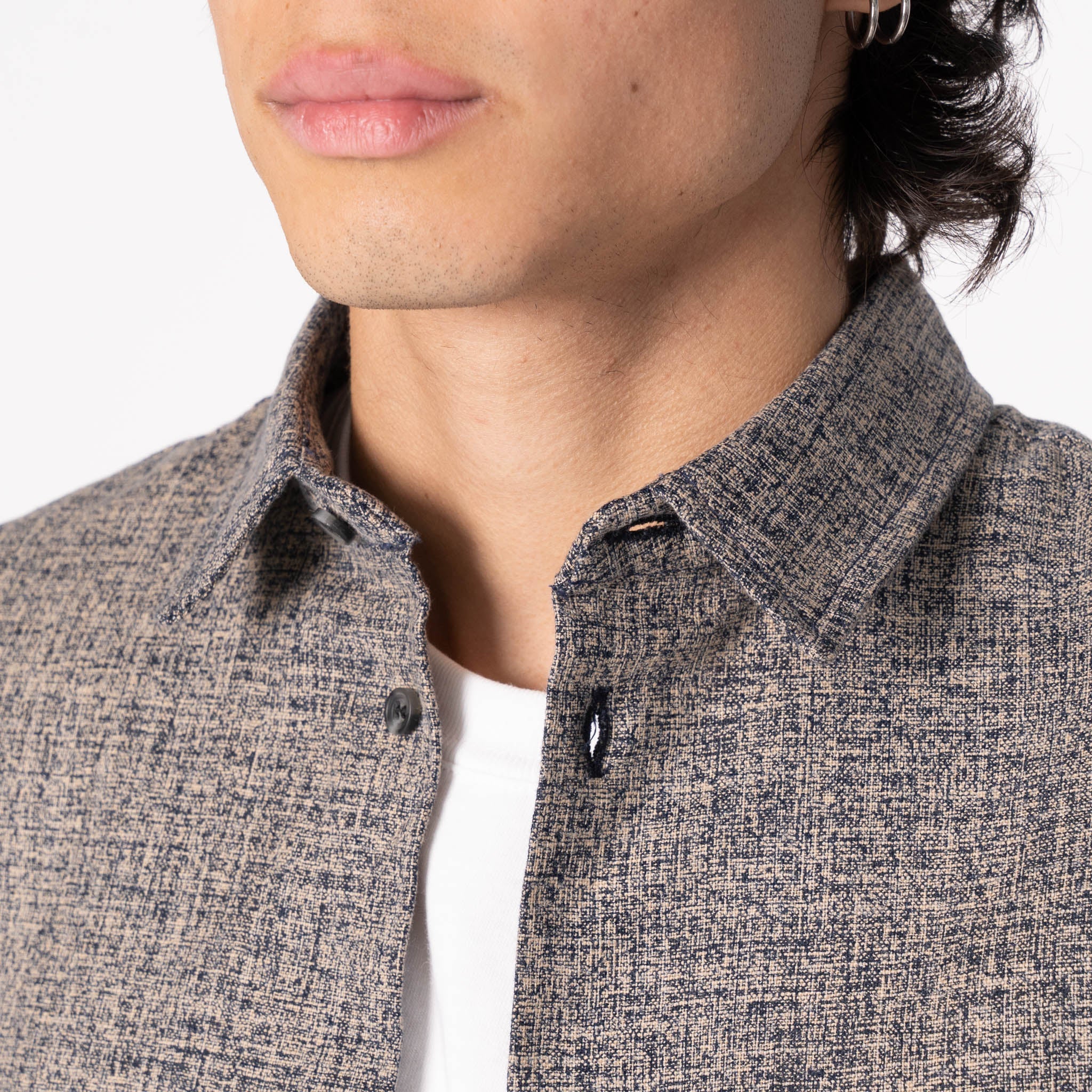 True Shirt - Kimono Scramble - Indigo - Image 4