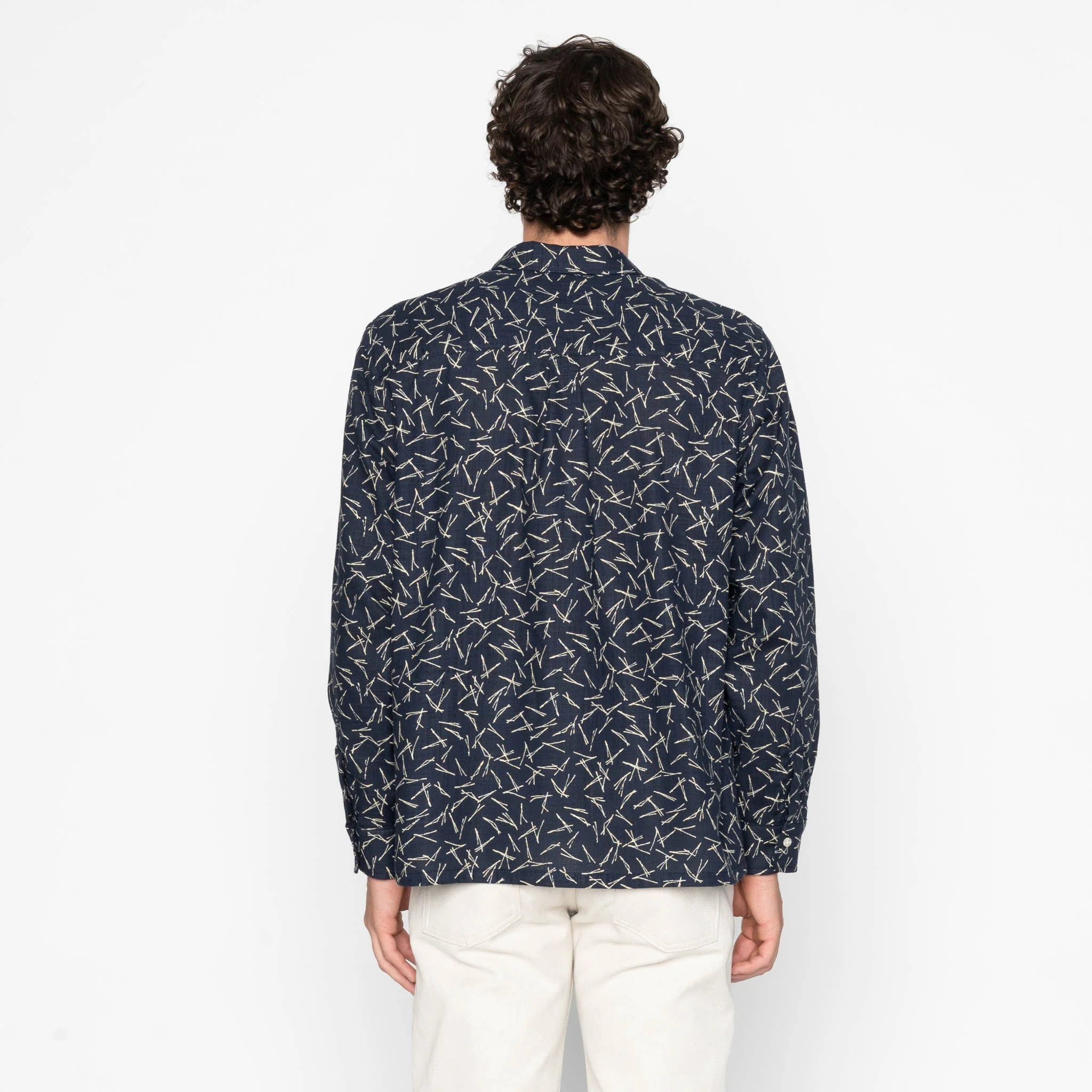 True Shirt - Matsuba Pine Needles - Indigo - Image 4