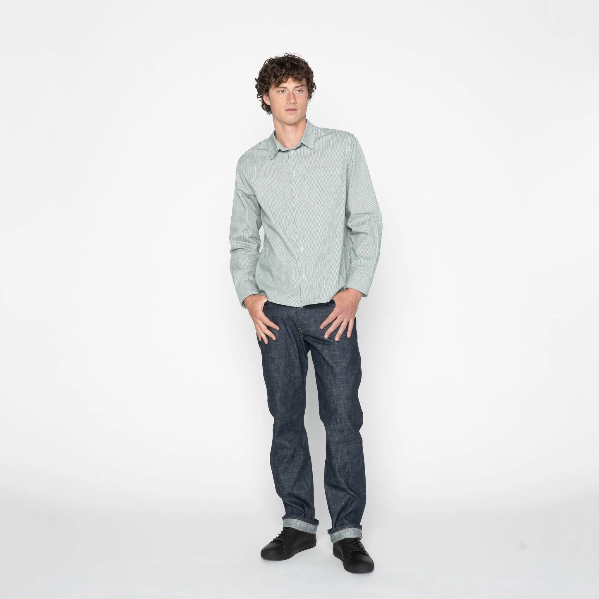 True Shirt - Organic Hickory - Green - Image 7