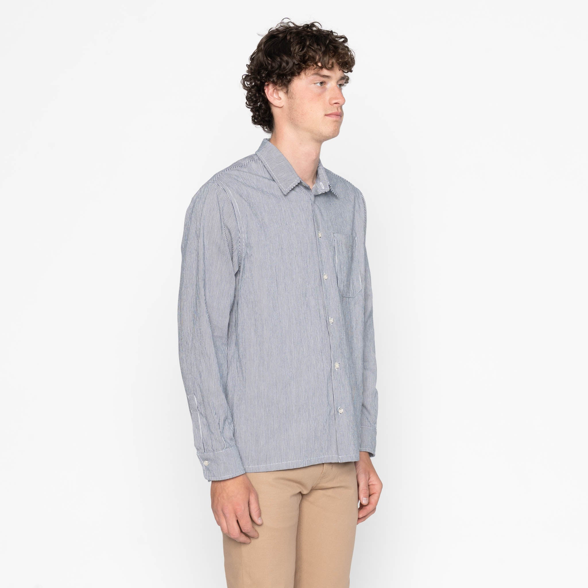 True Shirt - Organic Hickory - Indigo - Image 3