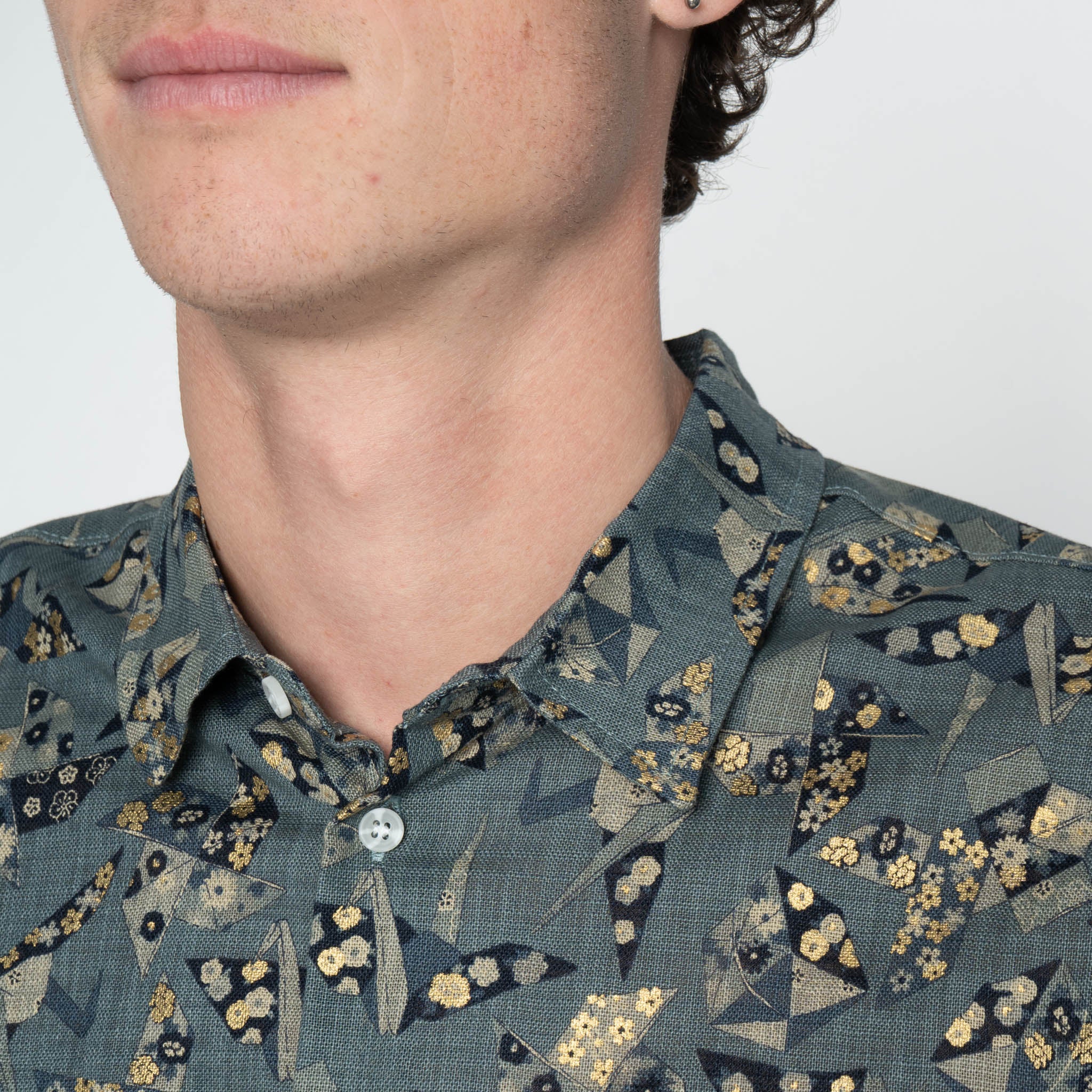 True Shirt - Origami Poplin - Blue - Image 5