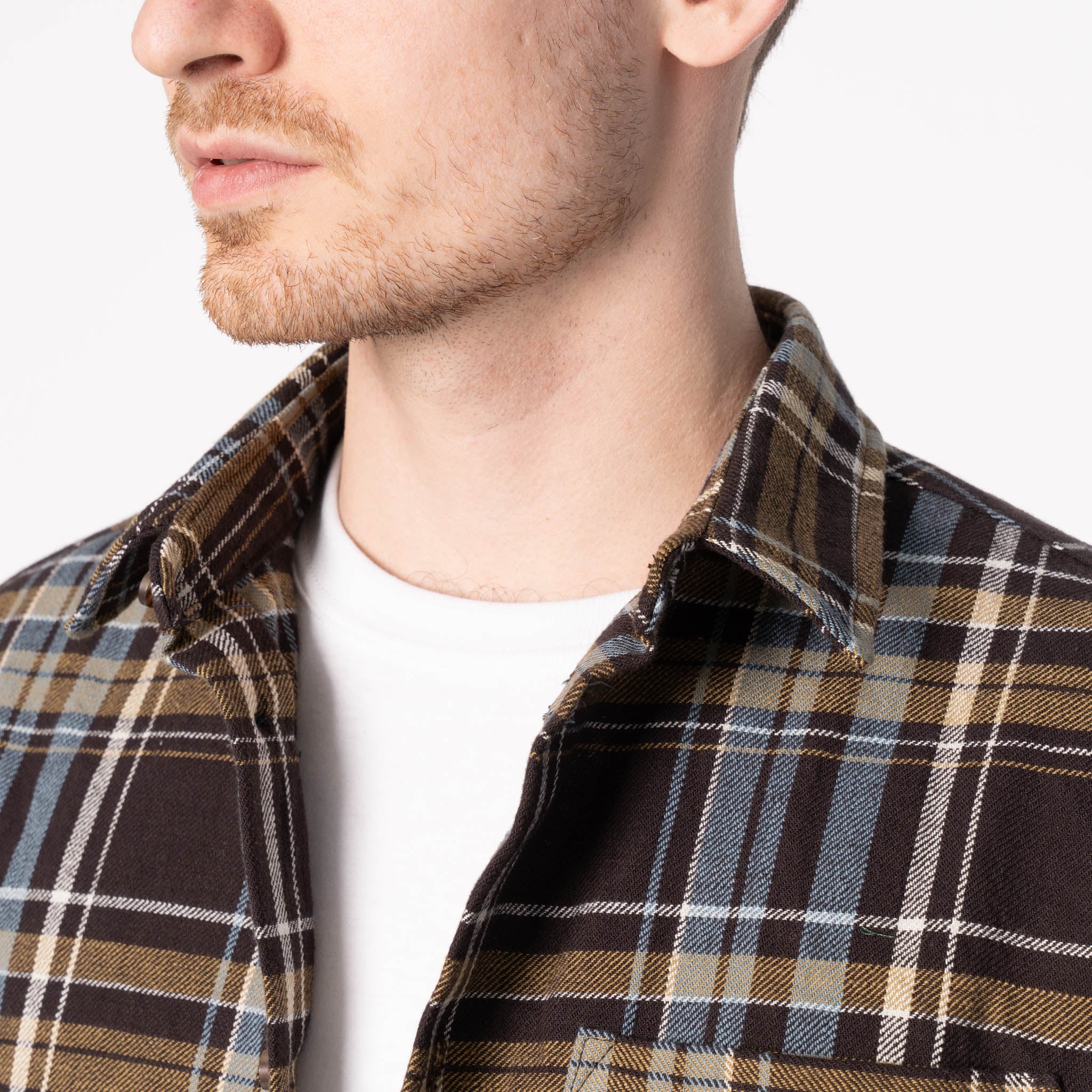 True Shirt - Slub Yarn Flannel - Navy - Image 4