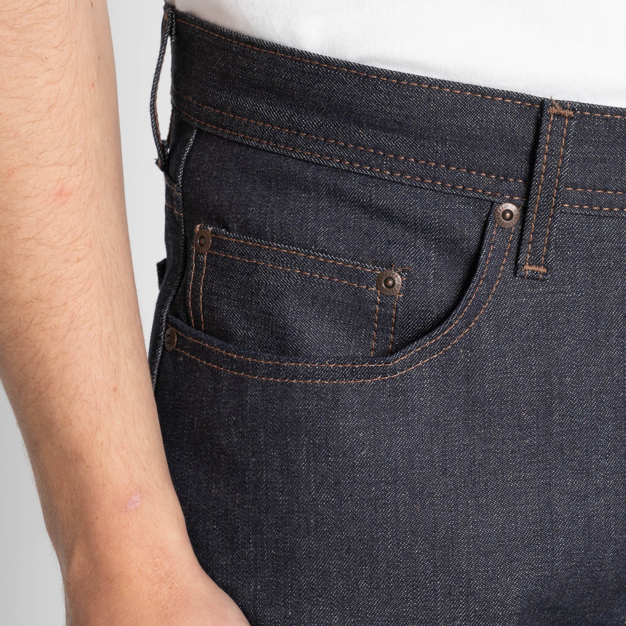 Weird Guy -  Hemp Blend  Selvedge - Indigo - Image 5