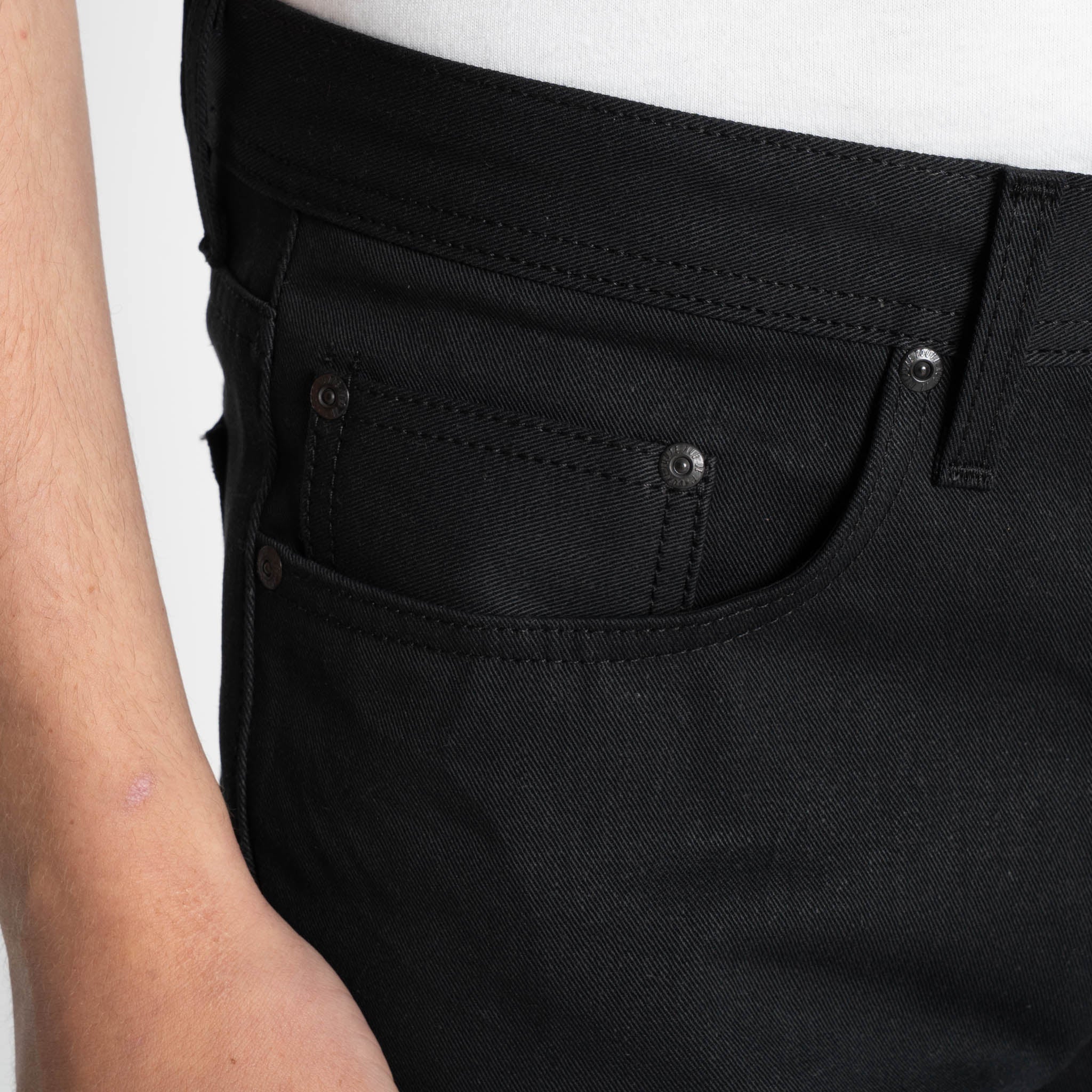 Weird Guy -  Selvedge Slacks Black - Image 5
