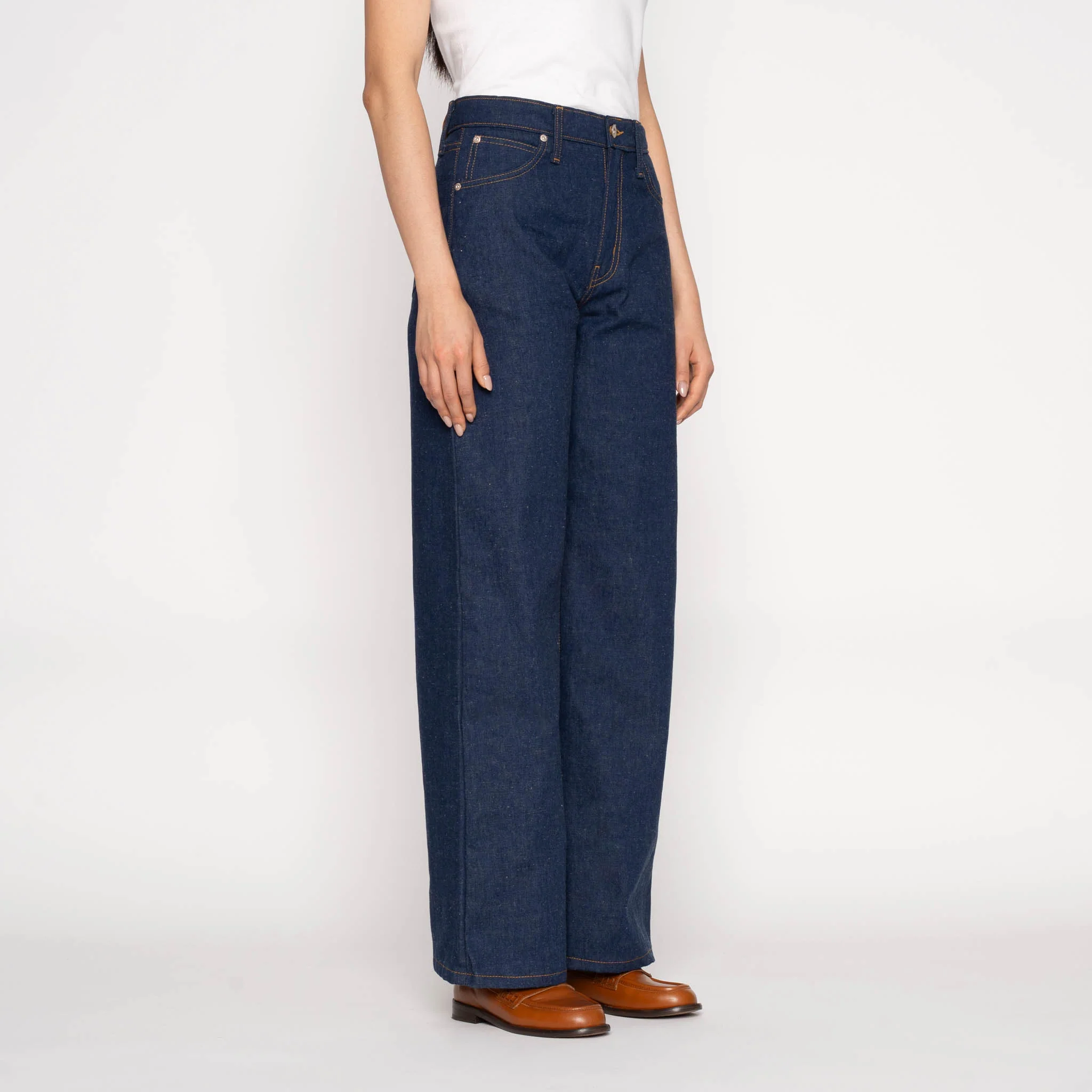 Wide Wild West - 9.7oz. 2/1 Nep Denim - Mid Indigo - Image 4