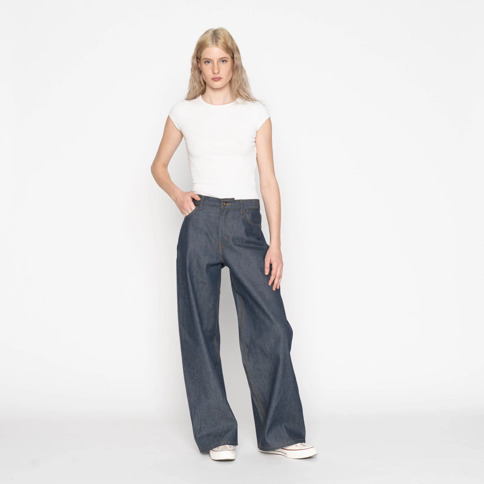 Wide Wild West  - Natural Indigo - Indigo - Image 7
