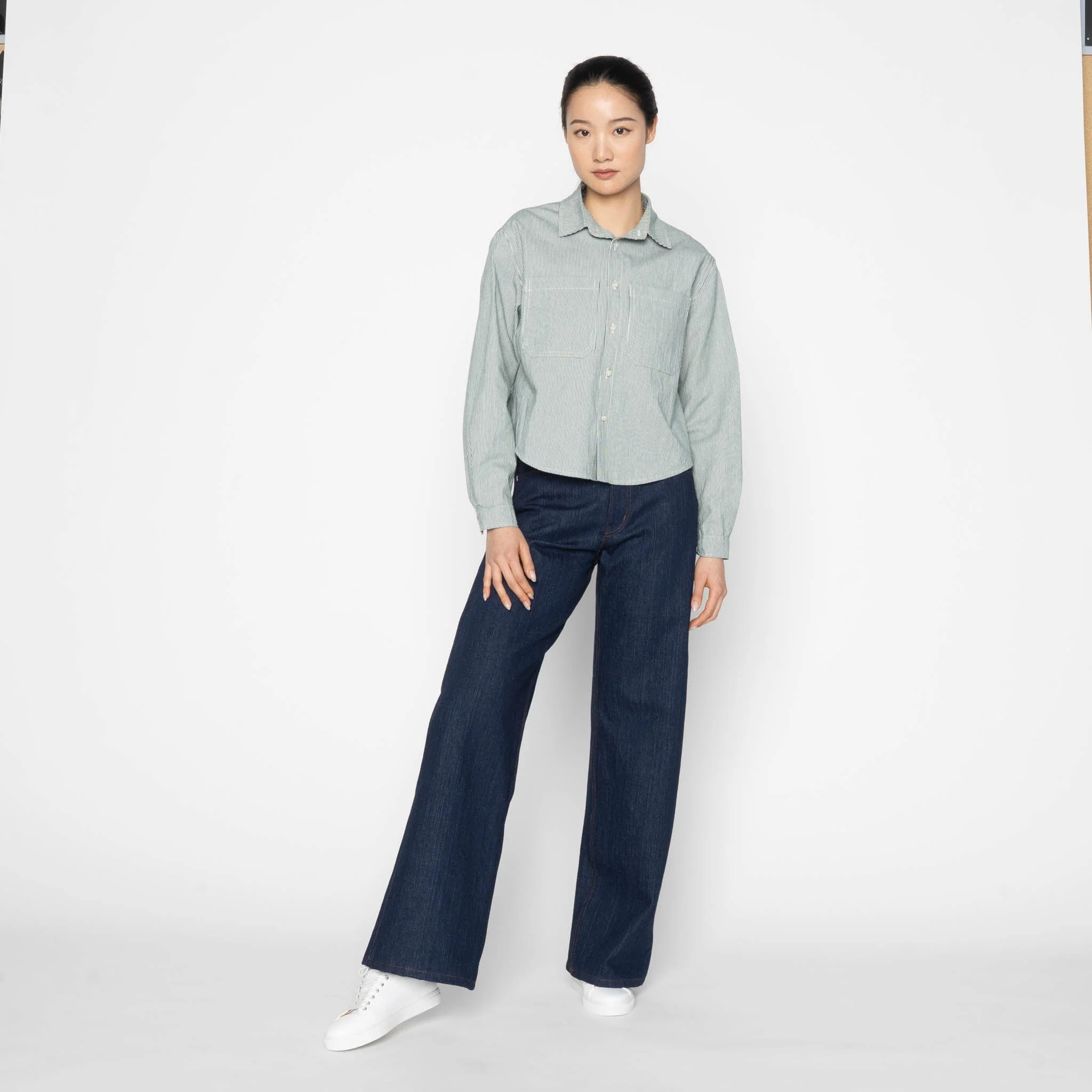 Wide Wild West   -   Vertical Slub Denim - Image 8