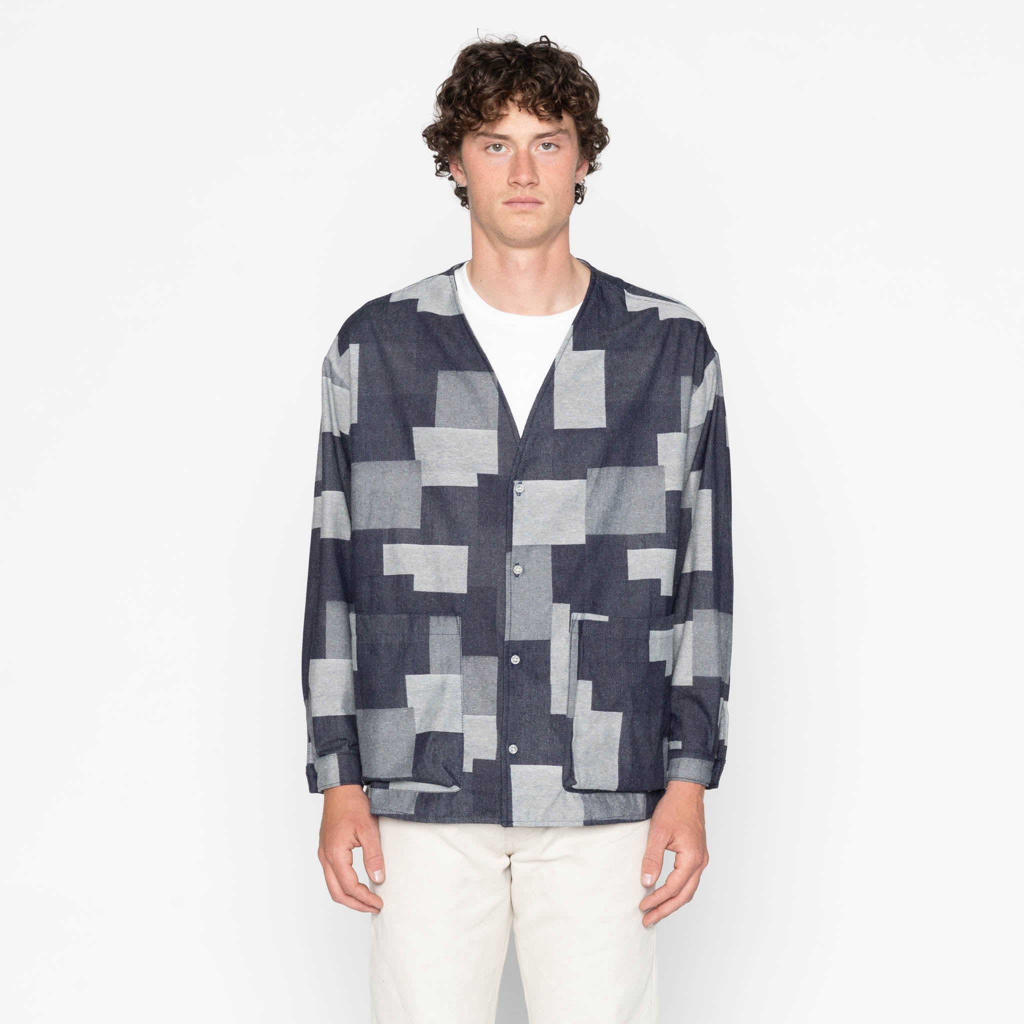 Wise Guy - Jacquard  Denim  - Indigo - Image 2