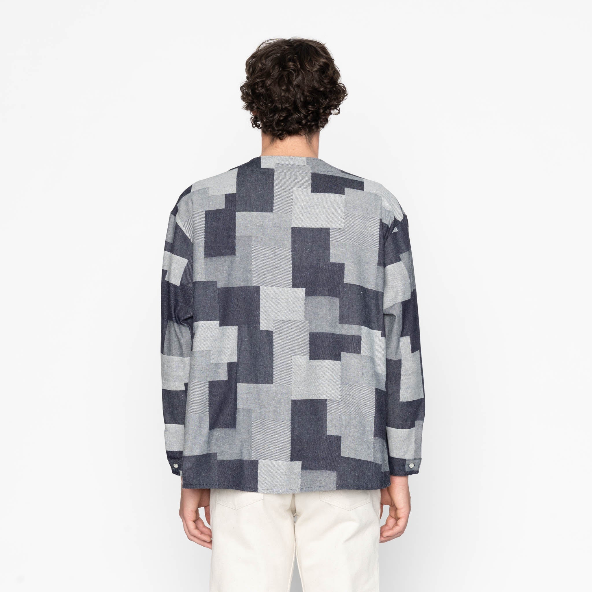Wise Guy - Jacquard  Denim  - Indigo - Image 4