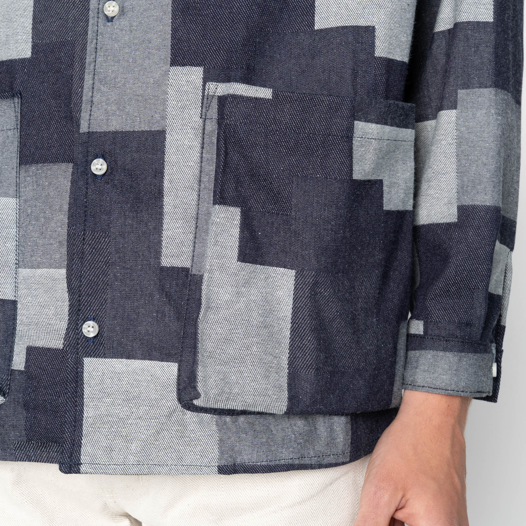 Wise Guy - Jacquard  Denim  - Indigo - Image 6