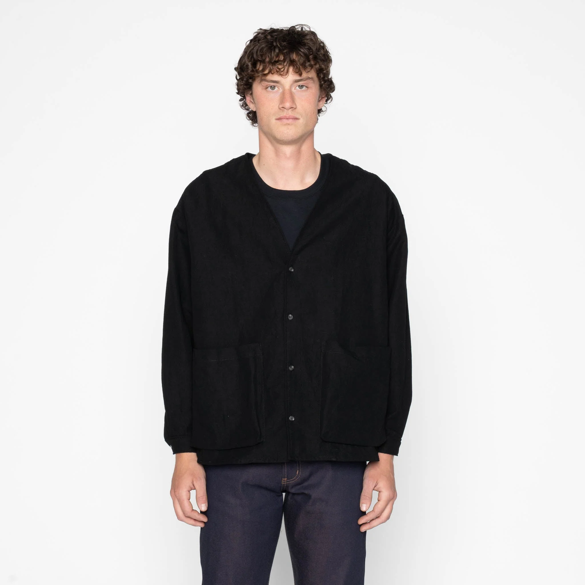 Wise Guy - Linen Blend Denim - Black - Image 2