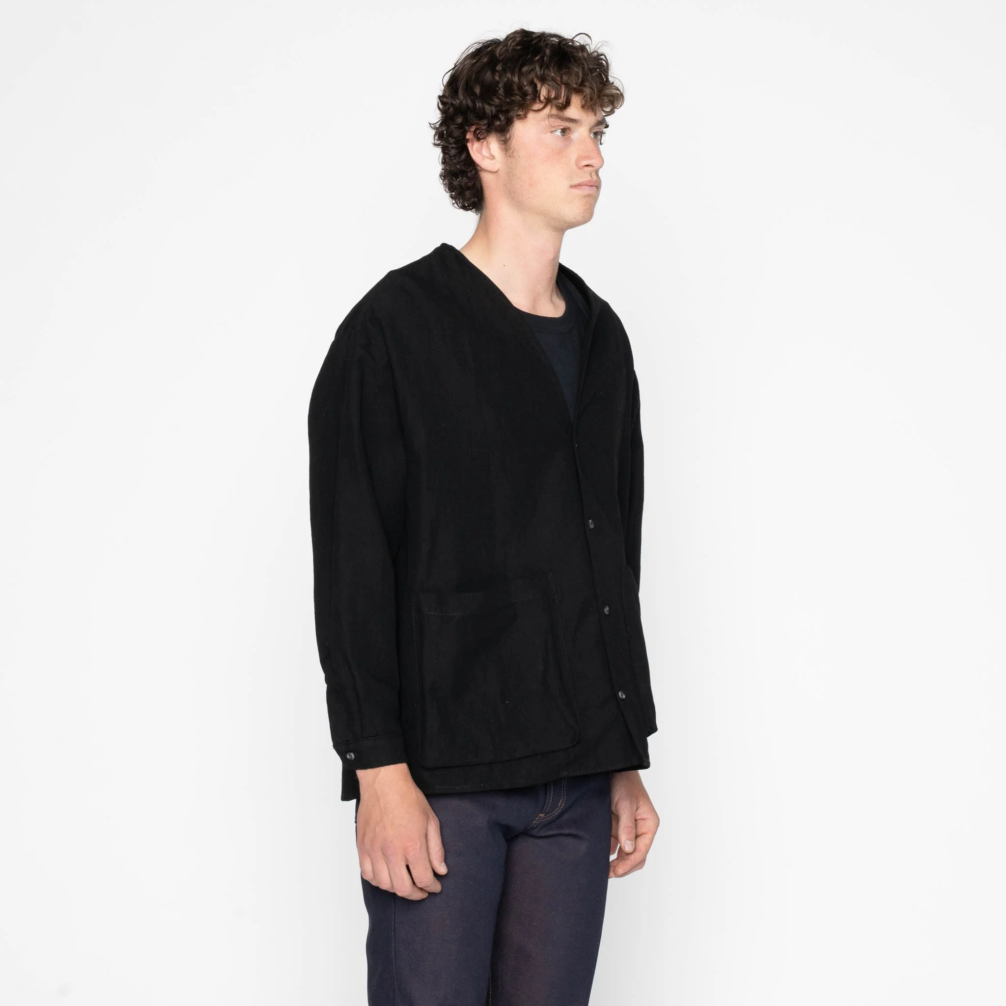 Wise Guy - Linen Blend Denim - Black - Image 3