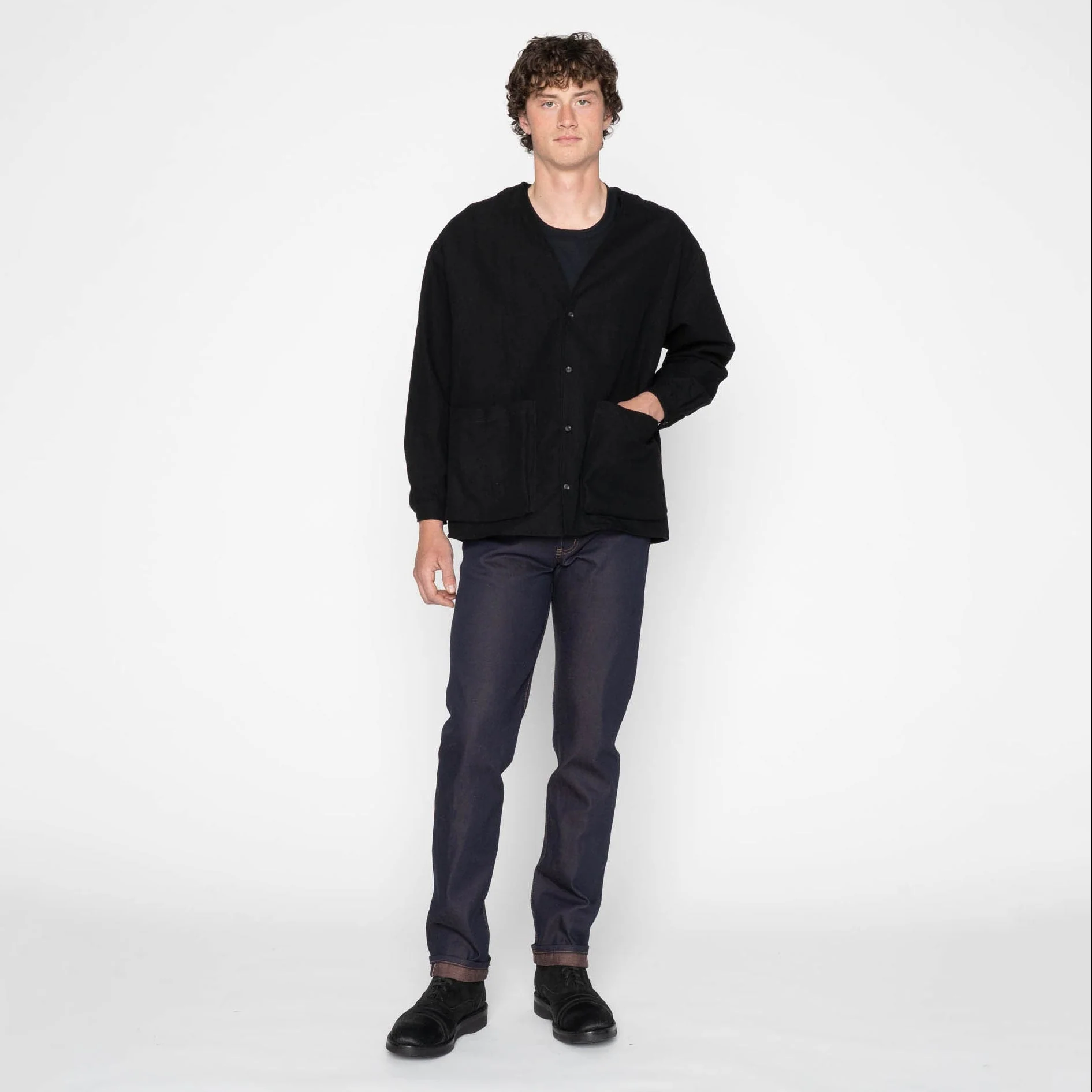 Wise Guy - Linen Blend Denim - Black - Image 5