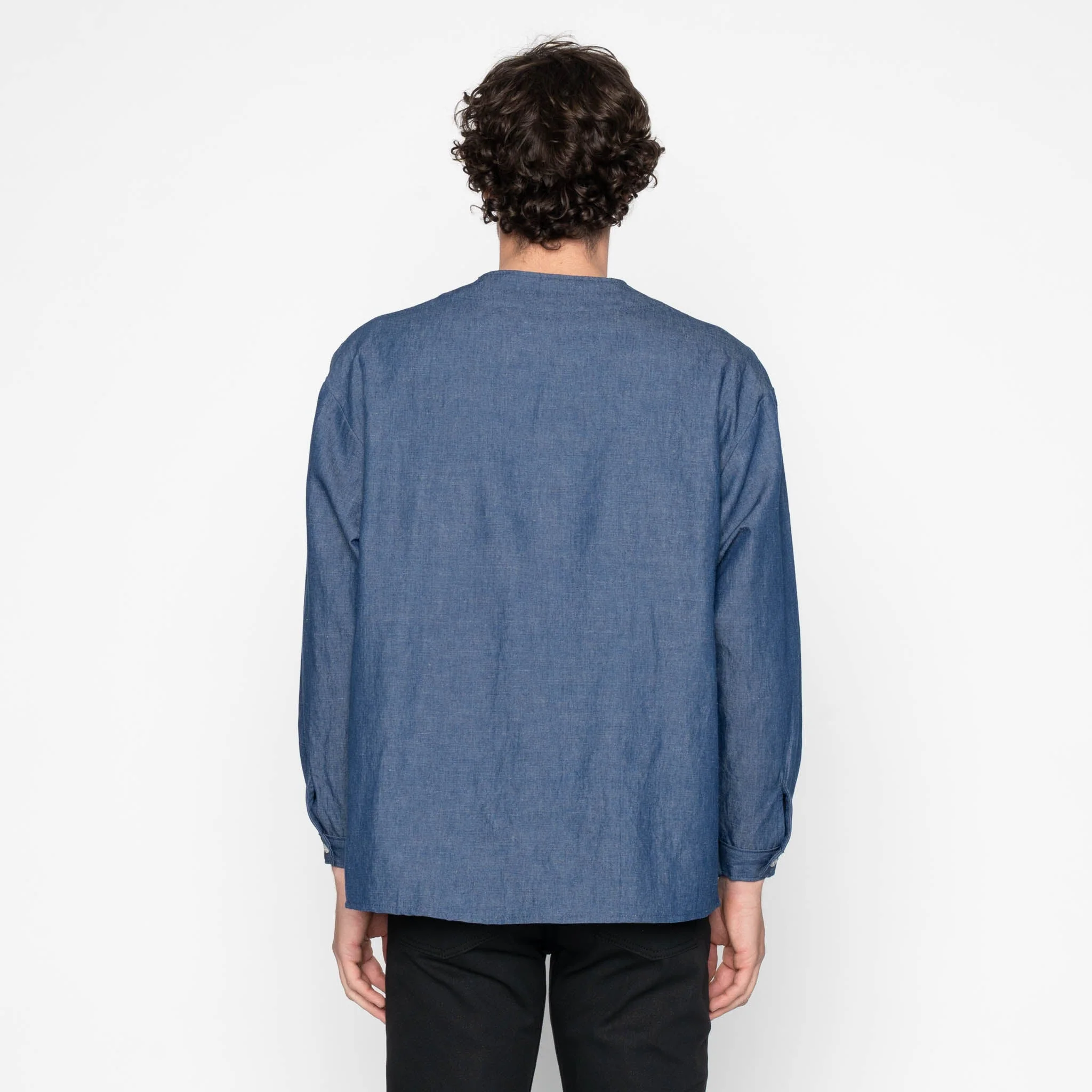 Wise Guy - Linen Blend Denim - Indigo - Image 4