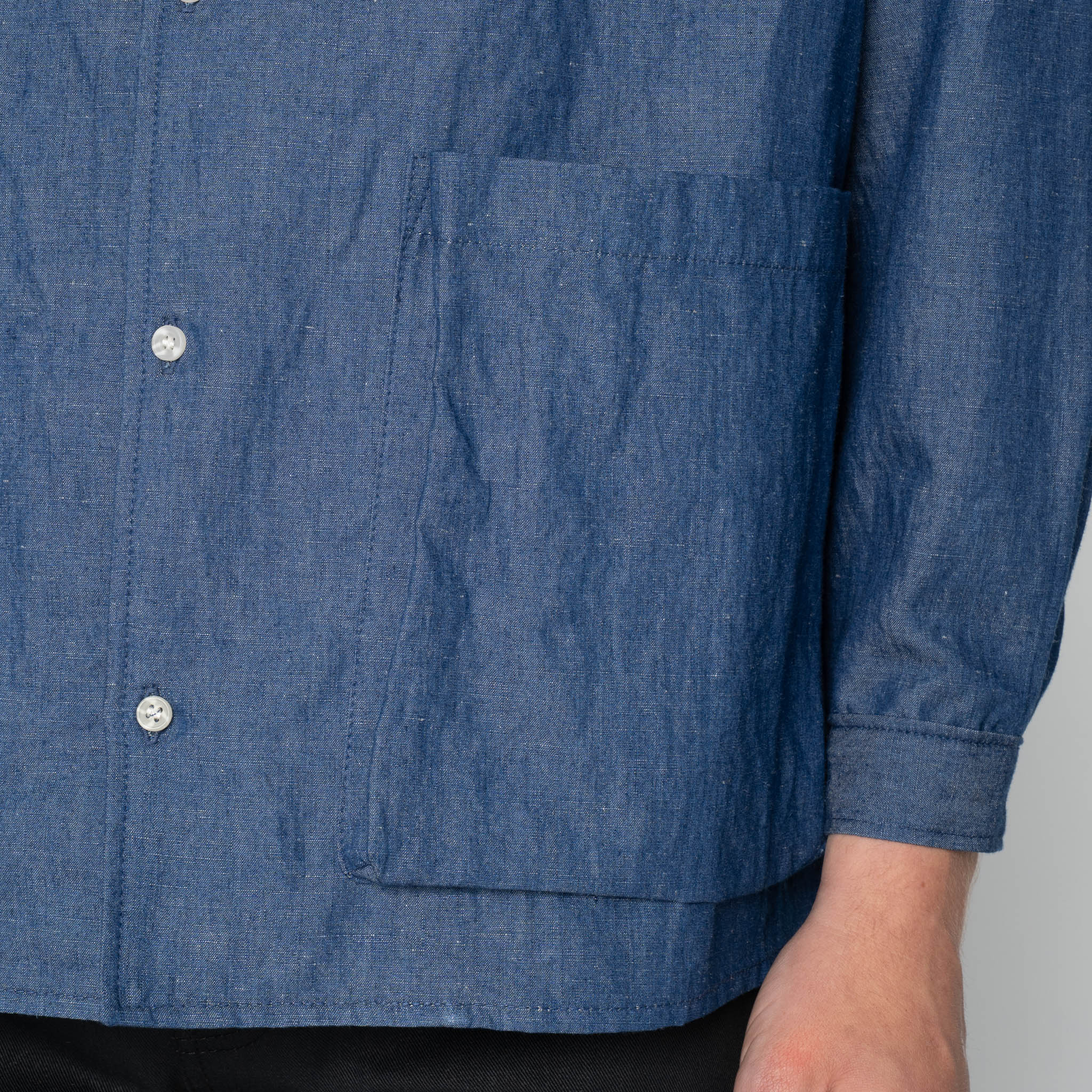 Wise Guy - Linen Blend Denim - Indigo - Image 6