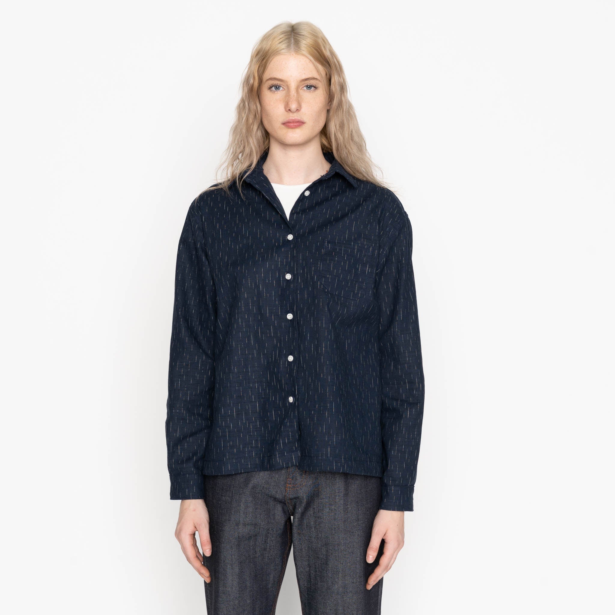 Judy Shirt - Kimono Rain - Indigo - Image 2