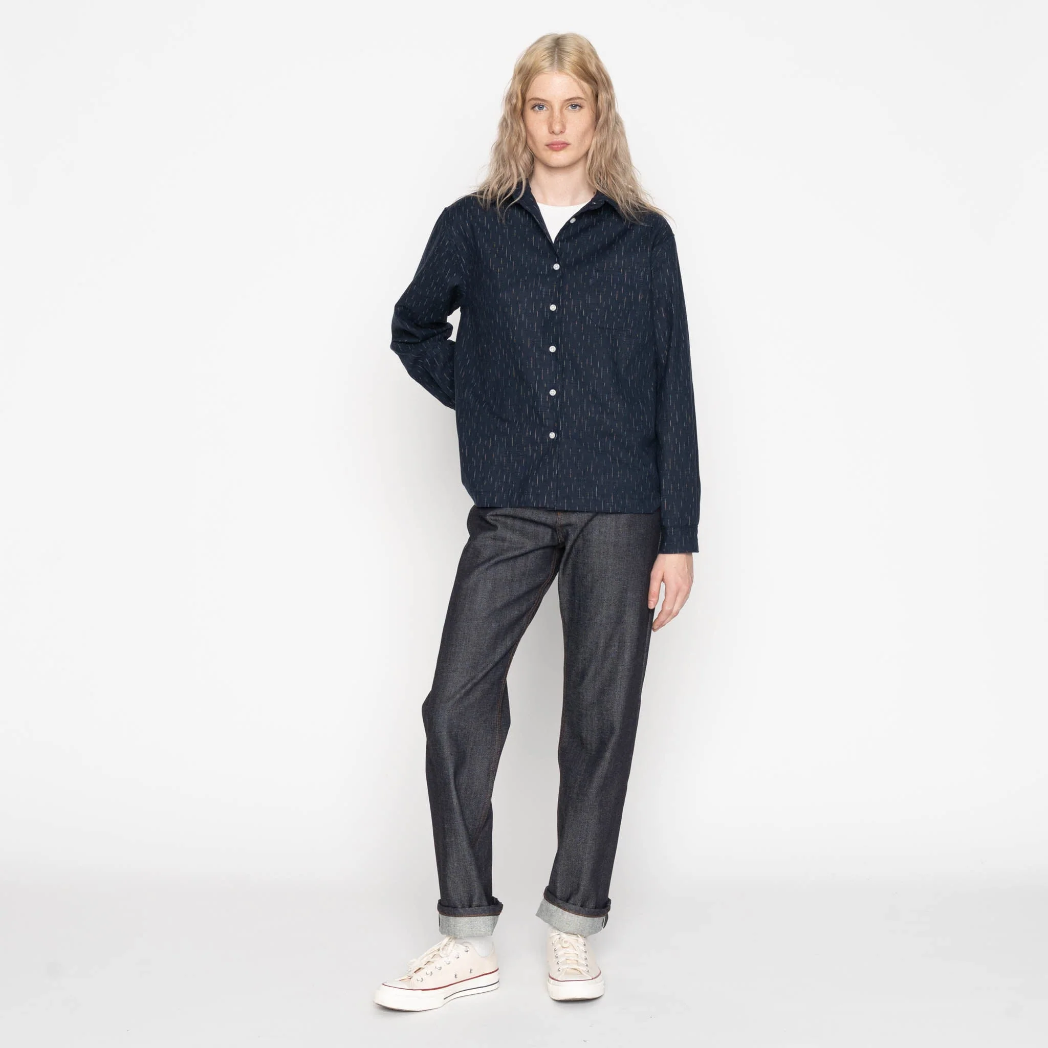 Judy Shirt - Kimono Rain - Indigo - Image 5