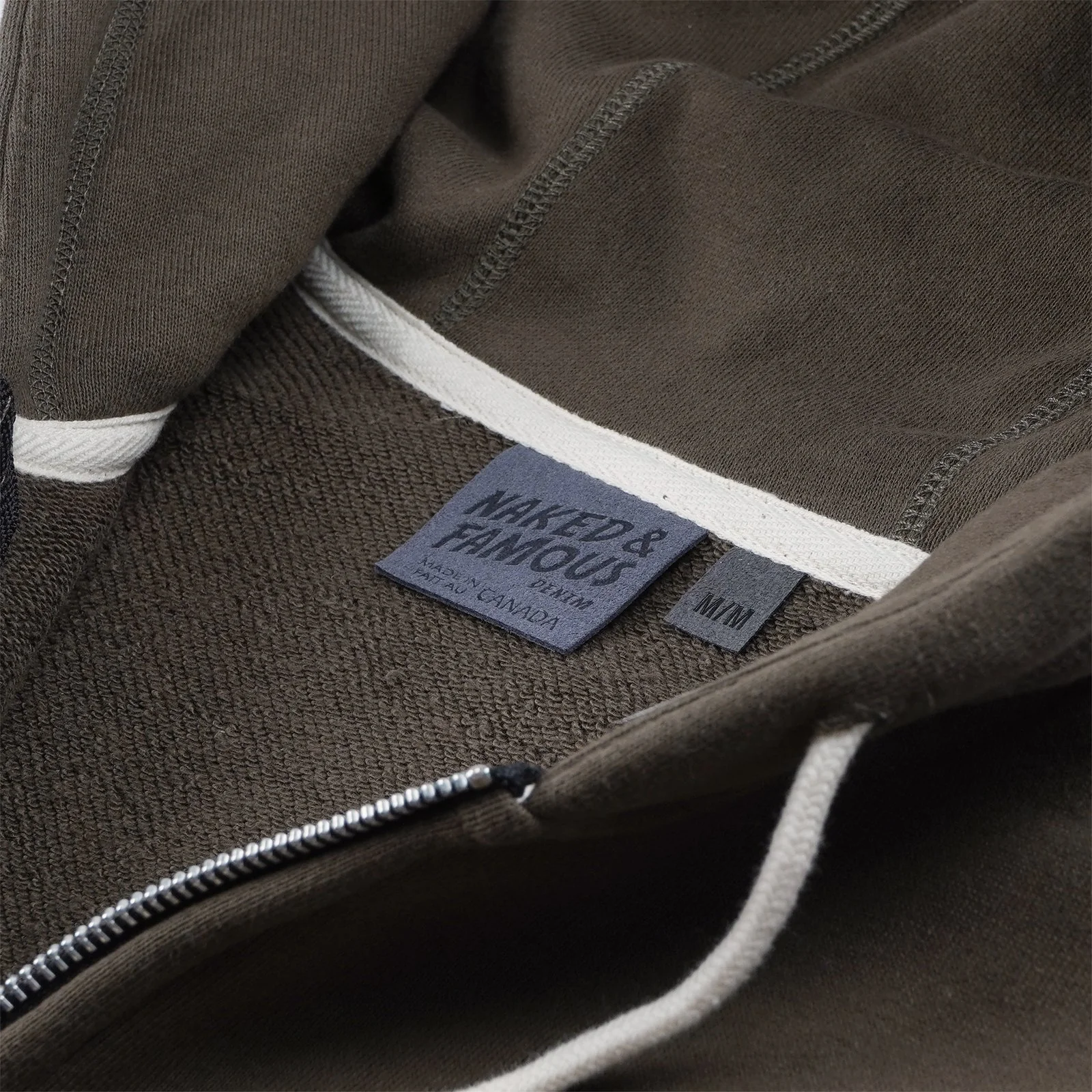 Zip Hoodie - Heavyweight Terry - Hunter - Image 2